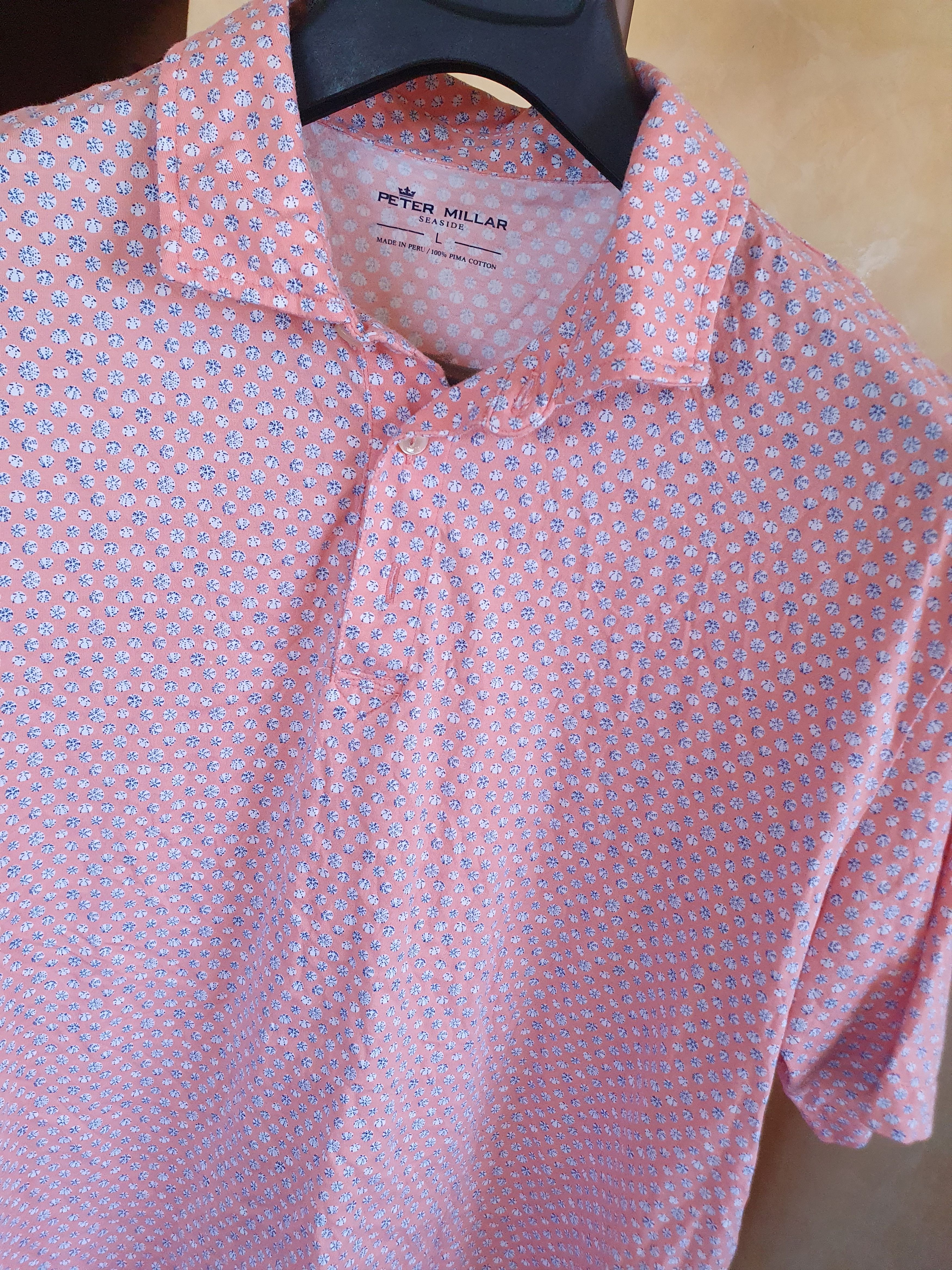 Peter Millar Peter Millar Seaside Golf Polo Beach Balls Print sz L Size US L / EU 52-54 / 3 - 8 Thumbnail