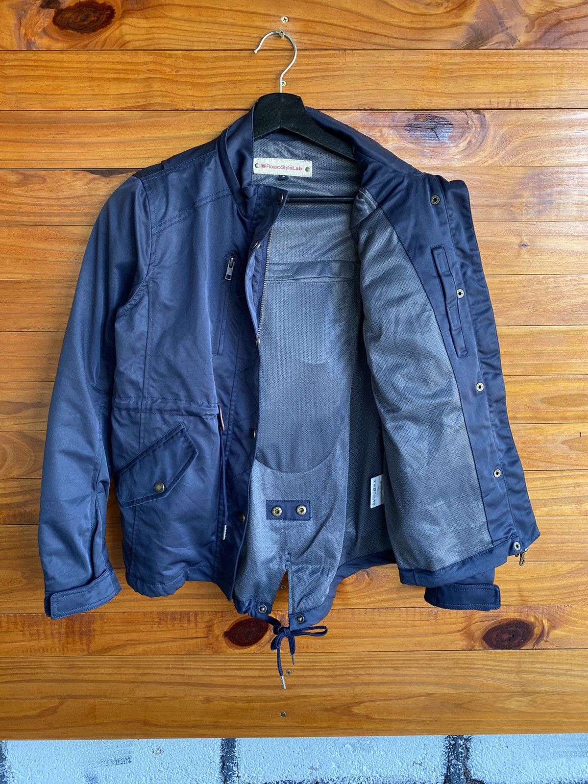 Designer RossoStyleLab Women’s Navy Blue Motorcycle-Style Jacket Size US S / EU 44-46 / 1 - 13 Thumbnail