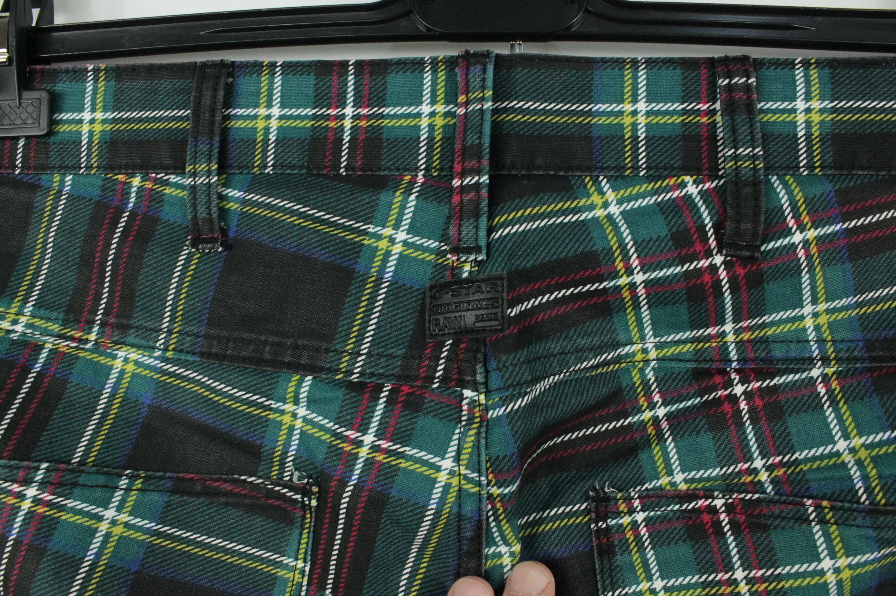 G-Star G-Star Pharrell Williams 5622 3D Tapered Coj X25 Tartan Size US 29 - 4 Thumbnail