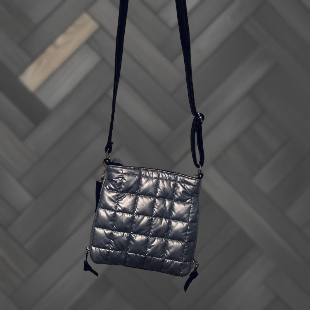 Steve Madden VINTAGE Steve Madden Crossbody Handbag Women Leather Black Medium Silver Hardware Zip Size ONE SIZE - 1 Thumbnail