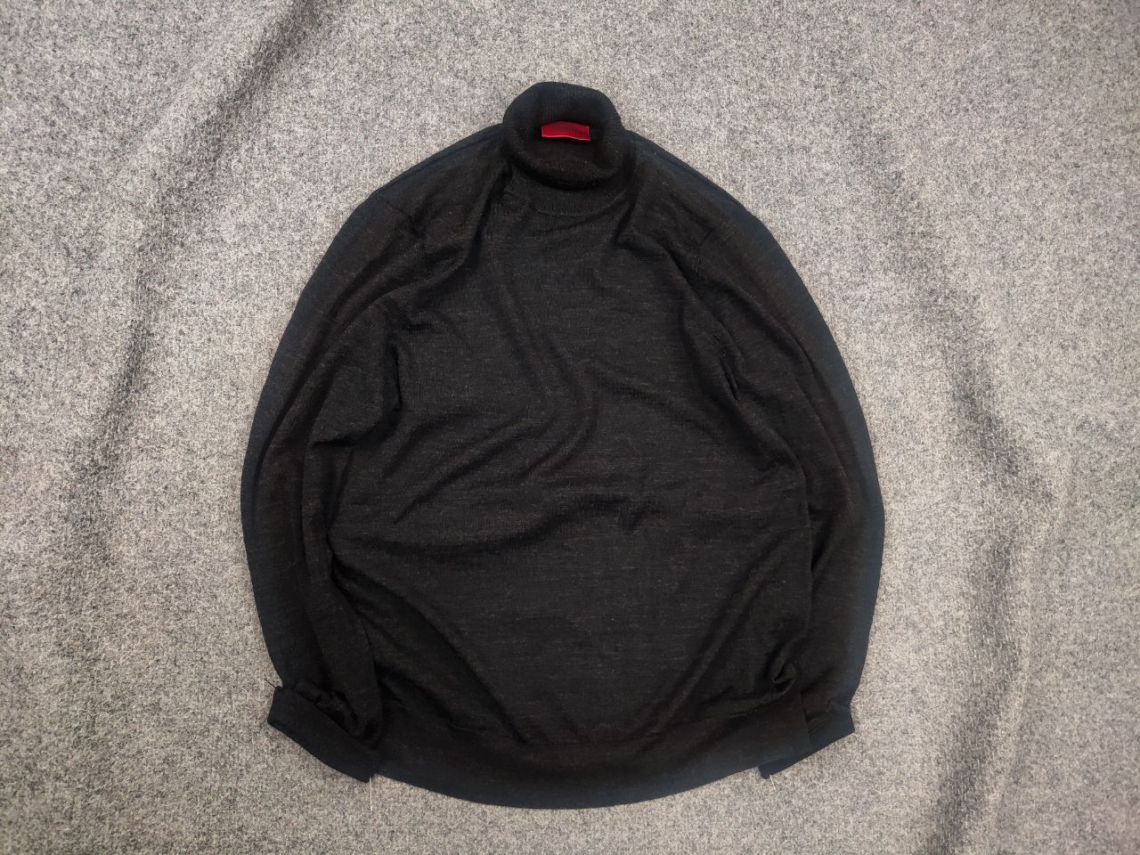 Hugo Boss Hugo Boss light wool Sweater high turtleneck collar Gray Size US M / EU 48-50 / 2 - 1 Thumbnail