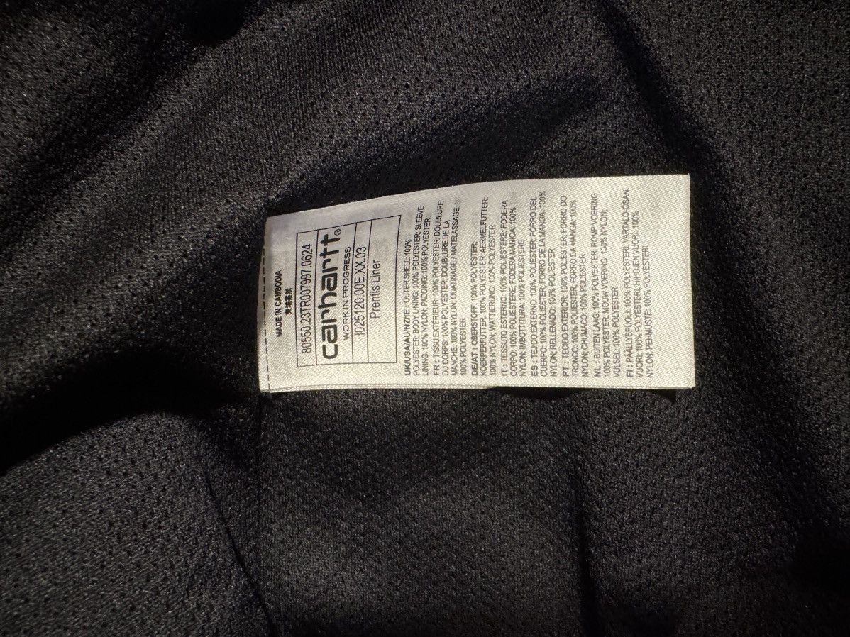 Carhartt Wip Carhartt Work In Progress (WIP) Black Prentis Liner Jacket Size US M / EU 48-50 / 2 - 7 Thumbnail