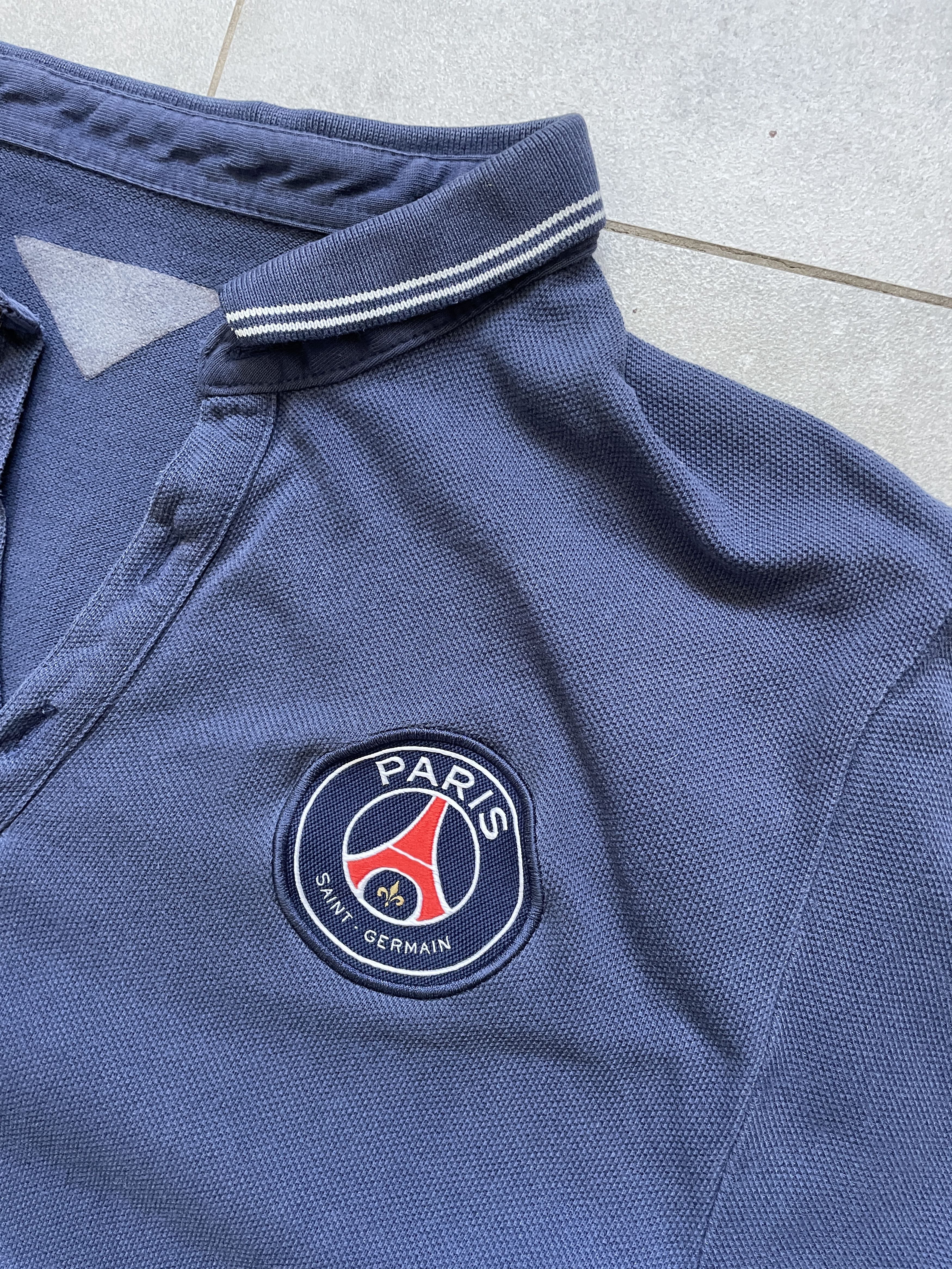 Nike NIKE PSG PARIS SAINT GERMAIN BLOKECORE NAVY POLO TEE Size US L / EU 52-54 / 3 - 6 Thumbnail