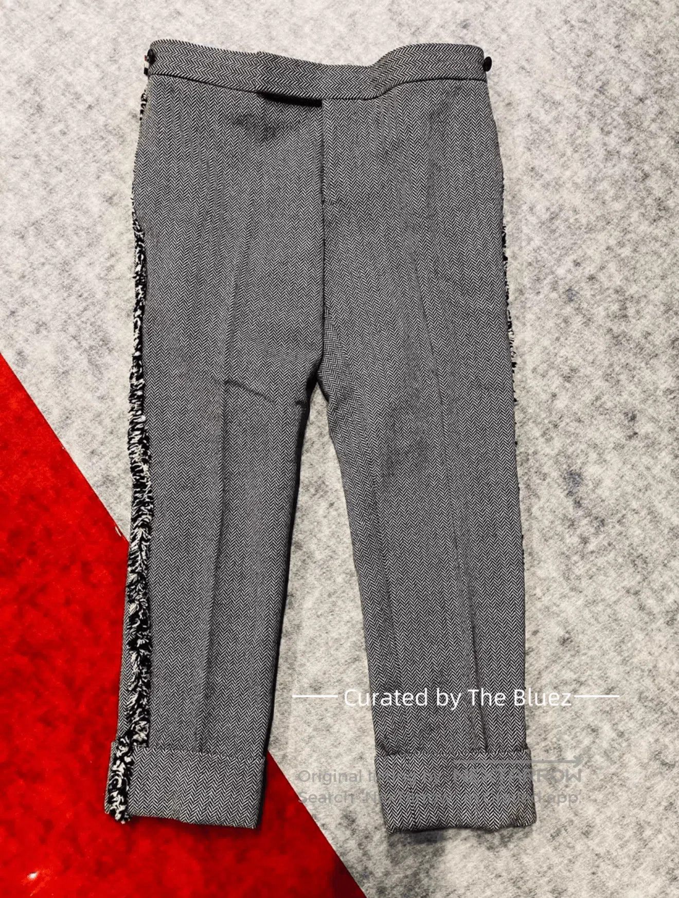 Thom Browne Thom Browne Frayed Edge Wool Trousers. Size US 31 - 1 Thumbnail