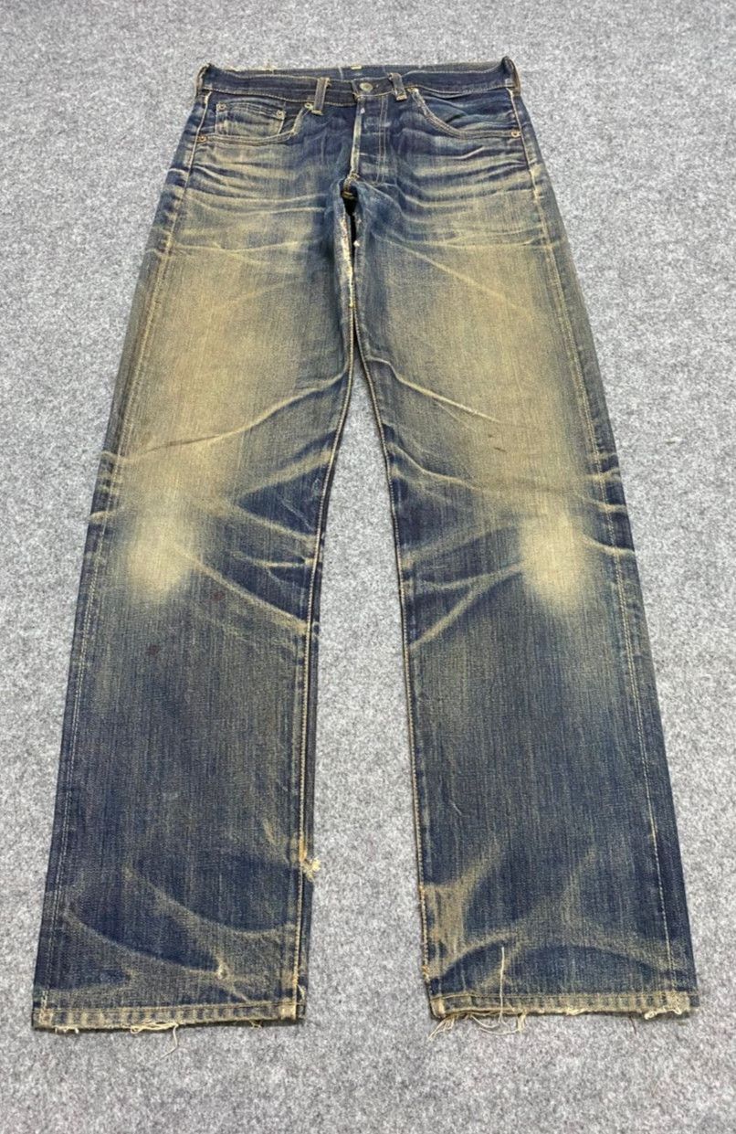 Kapital Vintage Levis 501 Selvedge Distressed Denim Size US 31 - 3 Thumbnail