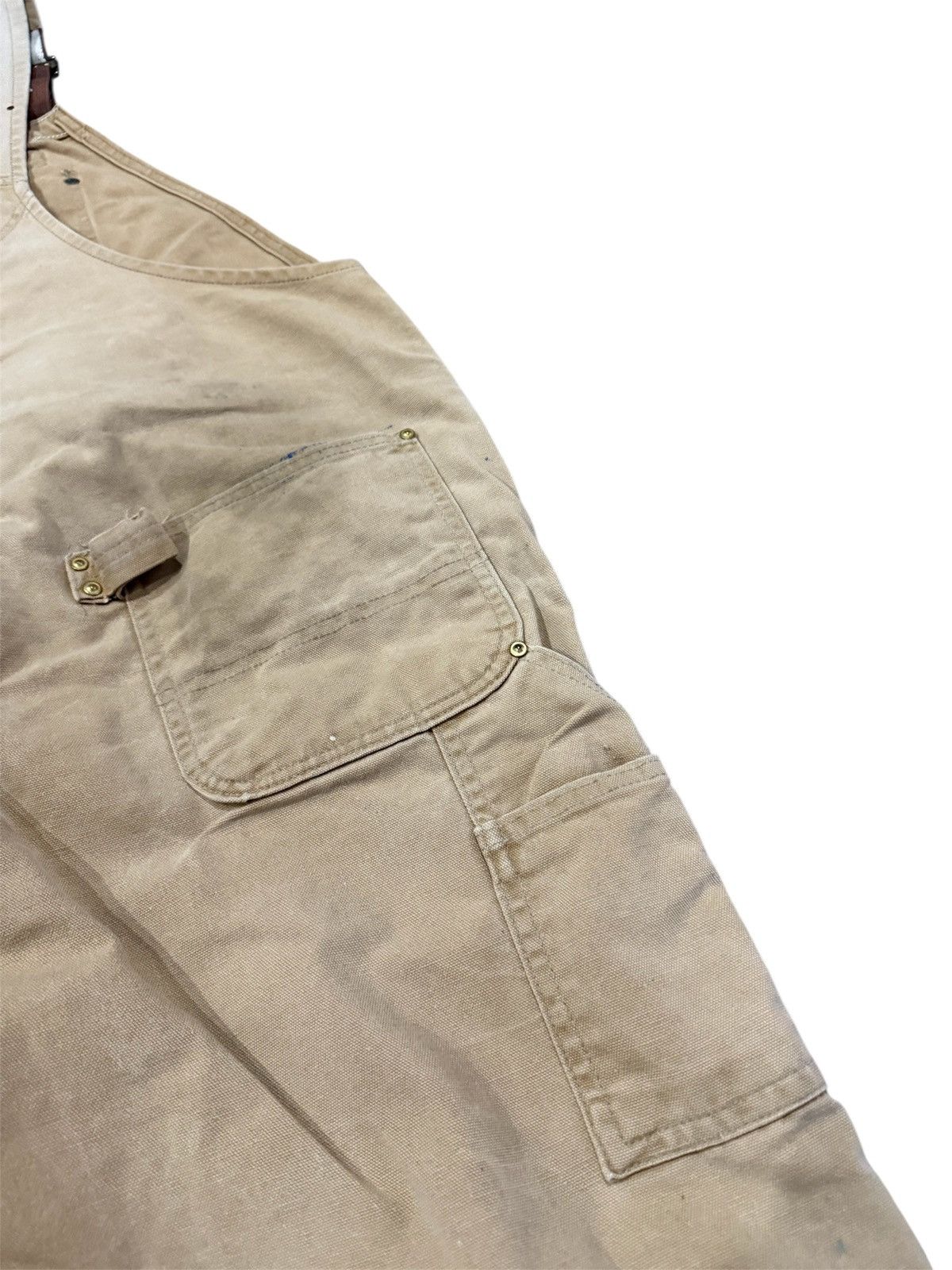 Carhartt × Vintage VINTAGE CARHATT DOUBLE KNEES DISTRESSED OVERALL Size US 43 - 12 Thumbnail