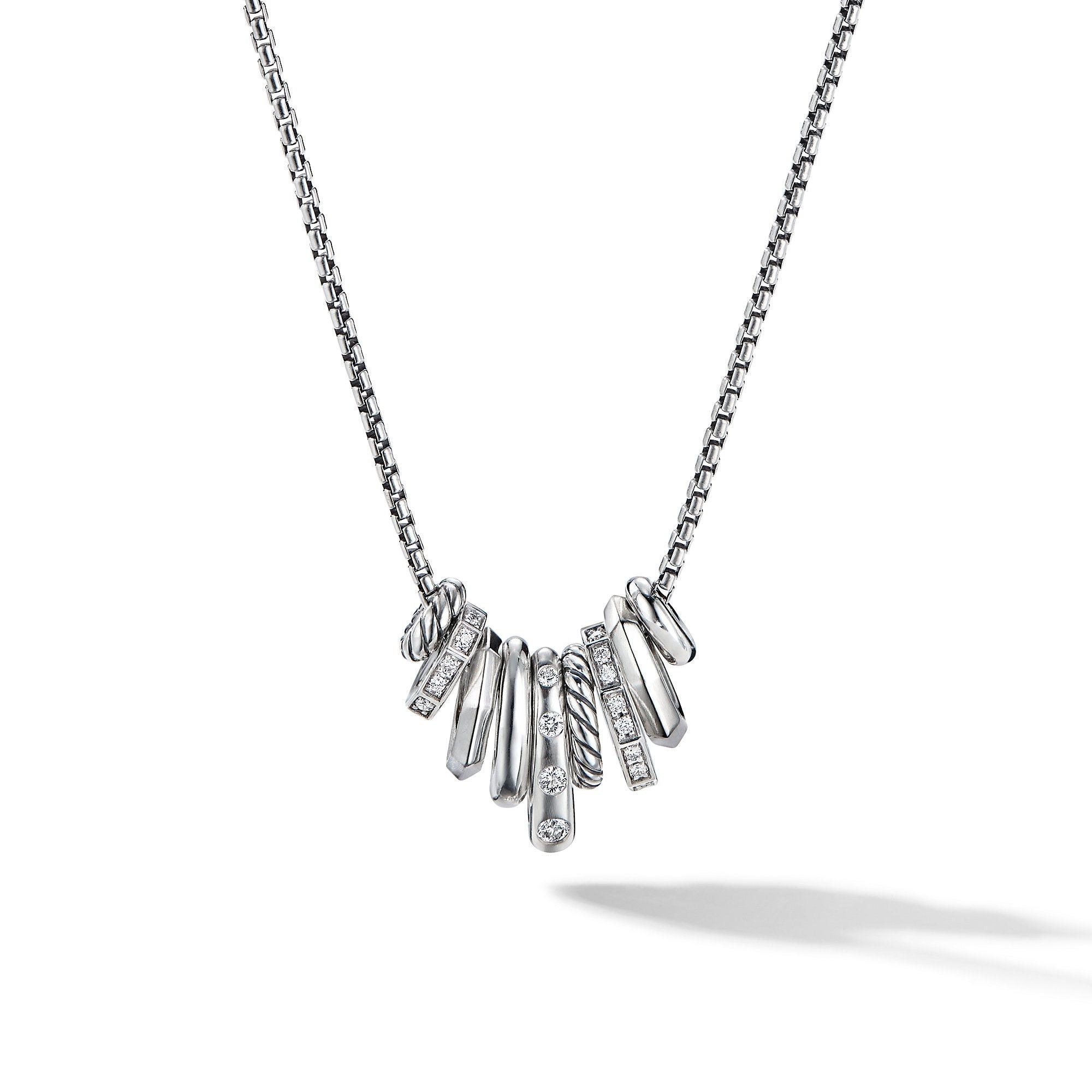 David Yurman o1w1db11025 N16229D Necklaces in Silver Size ONE SIZE - 1 Thumbnail