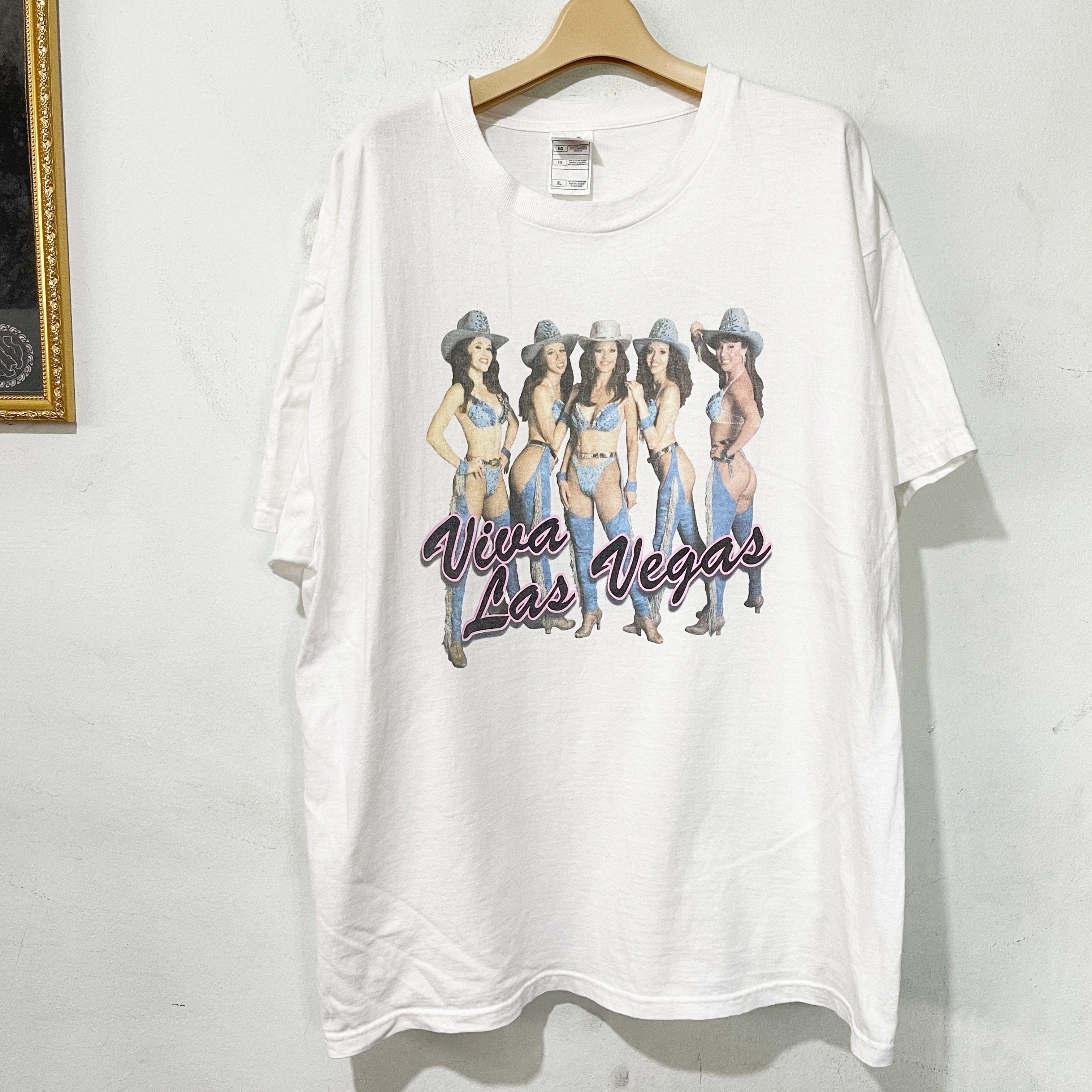 Vintage Vintage 00s Viva Las Vegas T-Shirt Size US XL / EU 56 / 4 - 1 Thumbnail