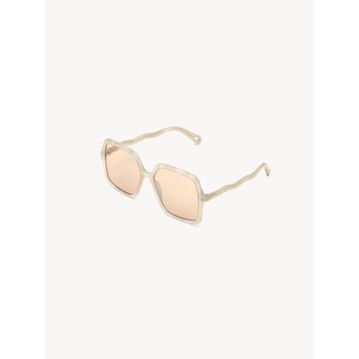 Chloe o1loc1c1024 Size: OS / Zelie Sunglasses in Ivory Size ONE SIZE - 1 Thumbnail