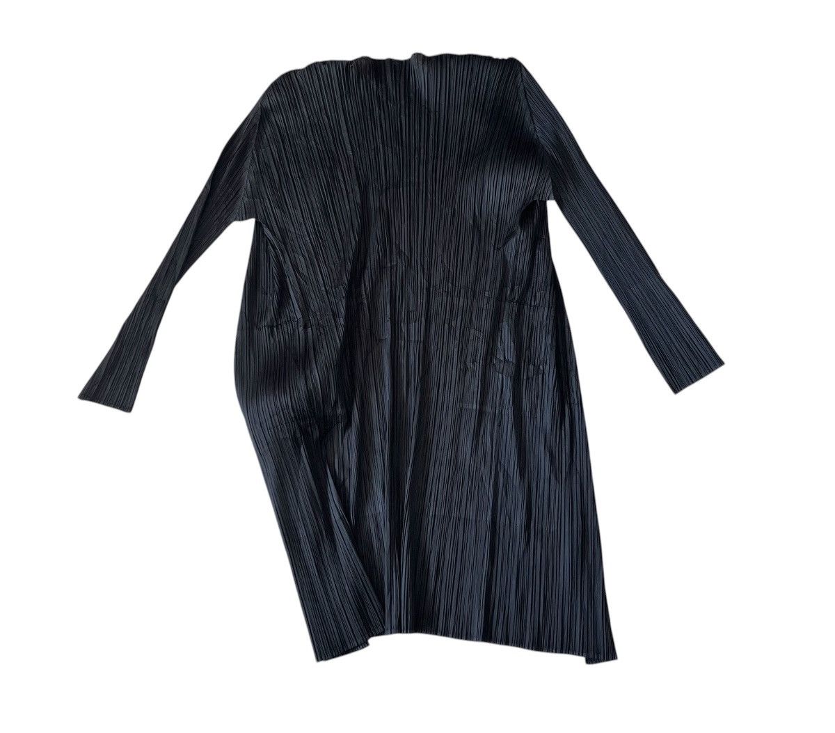 Pleats Please Issey Miyake TAX FREE 🇺🇸 issey miyake pleats please black long cardigan Size S / US 4 / IT 40 - 7 Thumbnail