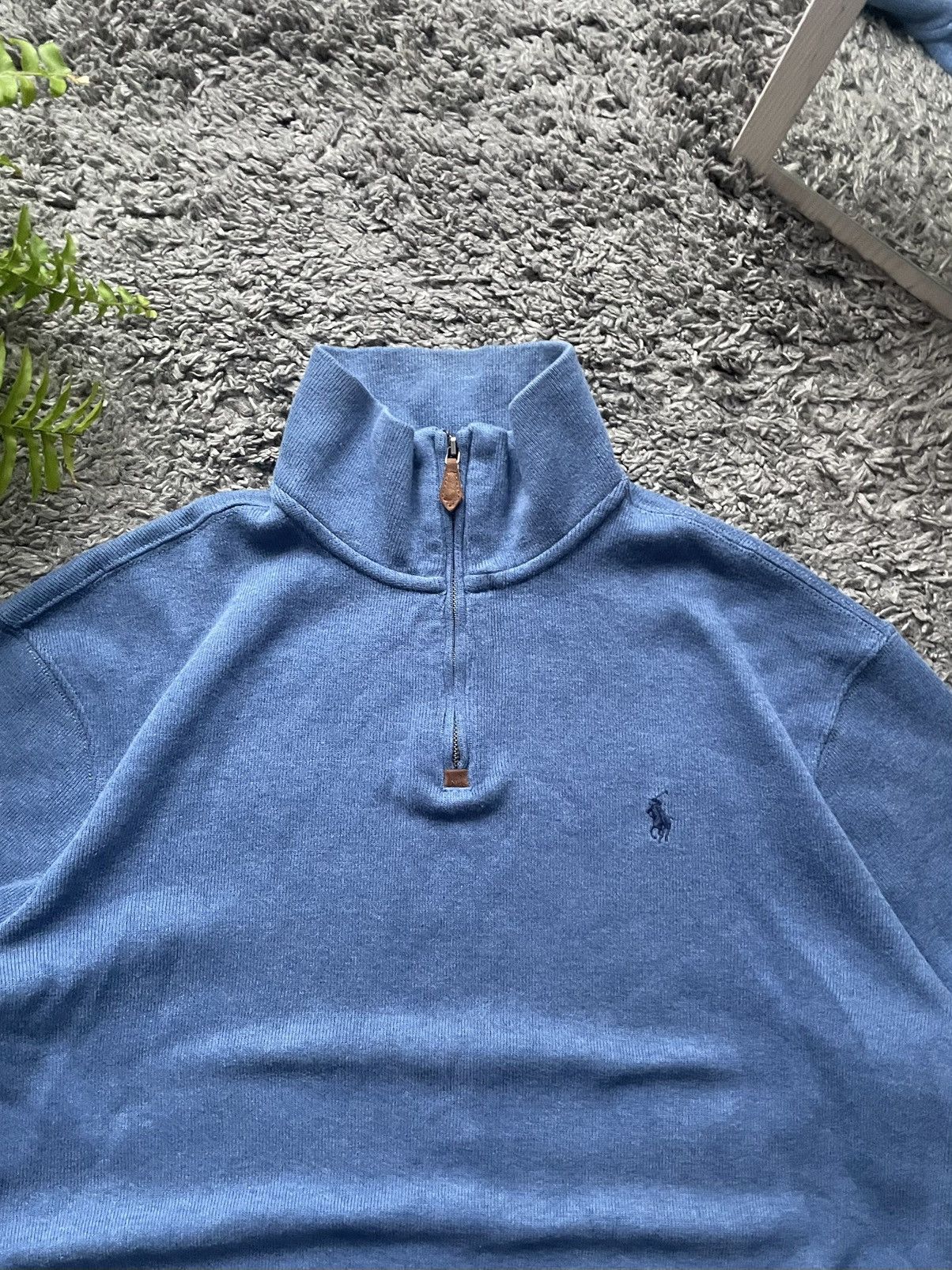 Polo Ralph Lauren × Vintage 00s Polo Ralph Lauren 1/3 Zip Sweatshirt Streetwear Luxury Size US M / EU 48-50 / 2 - 7 Thumbnail