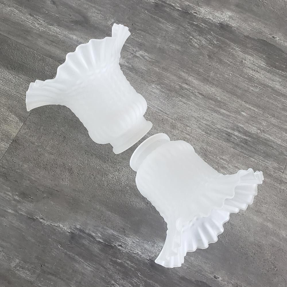 Designer Vintage Frosted Lamp Shade 2 Bundle Size ONE SIZE - 2 Thumbnail