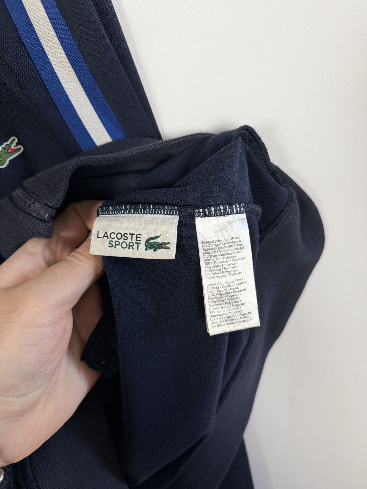 Lacoste Lacoste Sport Track Jacket Zip Up Vintage Streetwear Size S Size US S / EU 44-46 / 1 - 9 Thumbnail