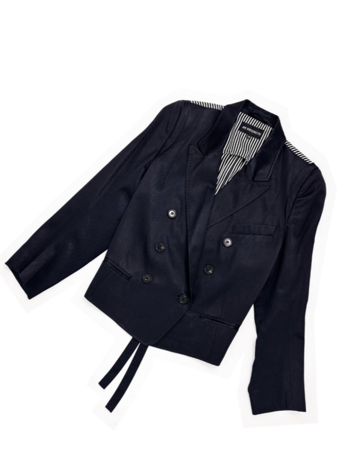 Ann Demeulemeester Ann Demeulemeester Navy Jacket Size S / US 4 / IT 40 - 1 Thumbnail