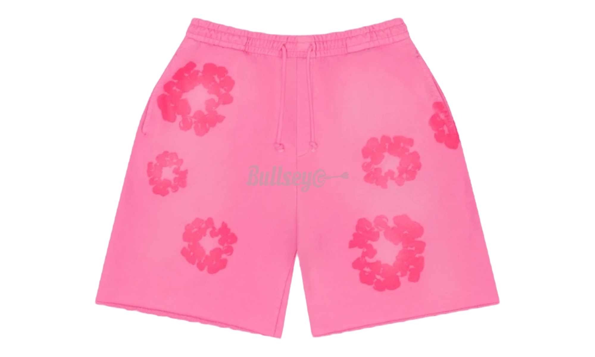 DENIM TEARS Mono Cotton Wreath Pink Shorts Size US 30 / EU 46 - 1 Thumbnail