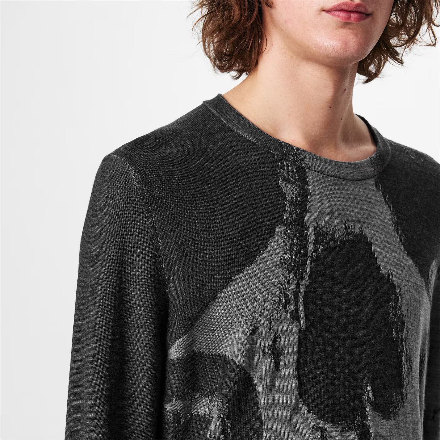Alexander McQueen o1g2r1mq0326 Skull Sweater in Grey Size US M / EU 48-50 / 2 - 4 Thumbnail