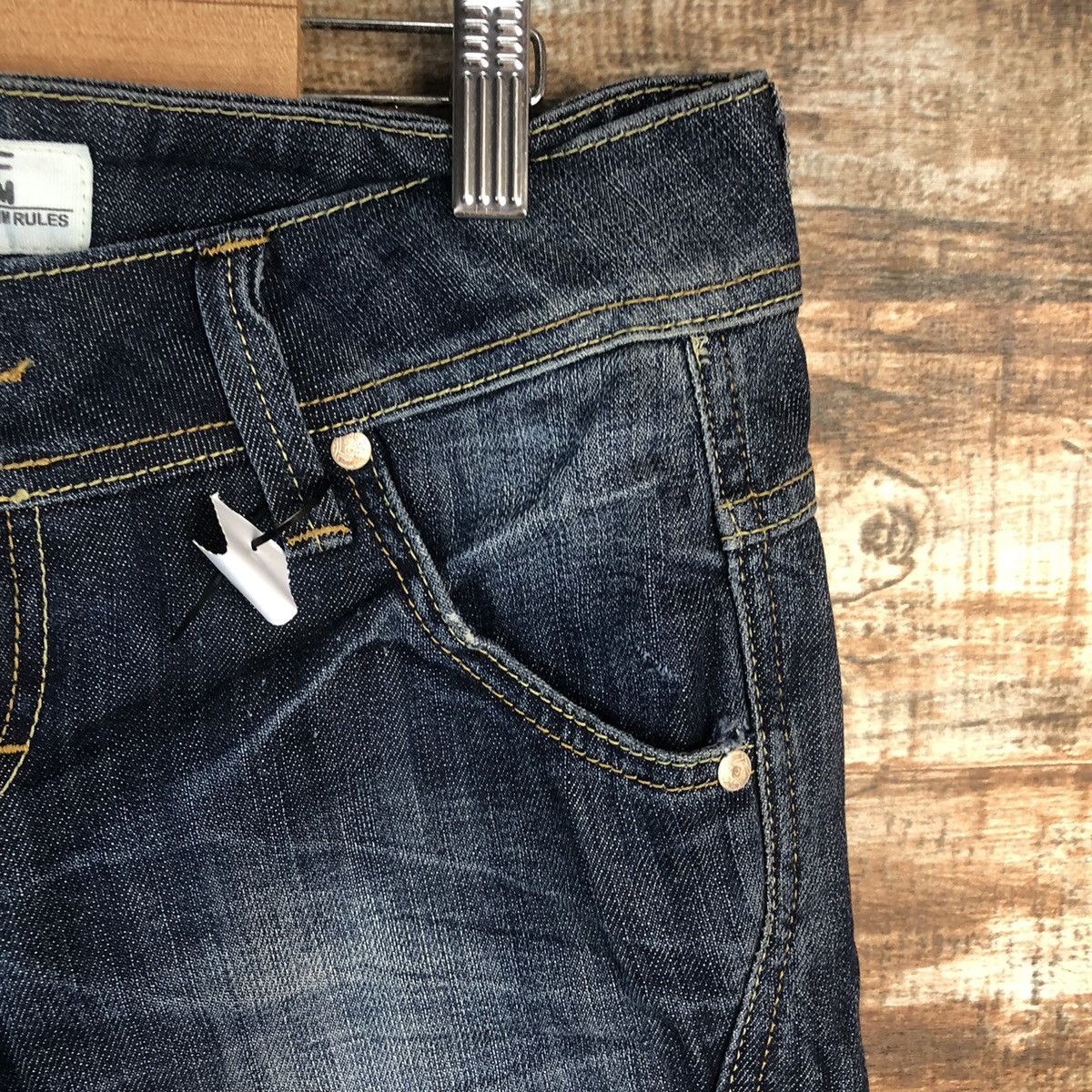 Japanese Brand TRF Denim Distressed Denim Pants #A2113 Size 28" / US 6 / IT 42 - 8 Thumbnail
