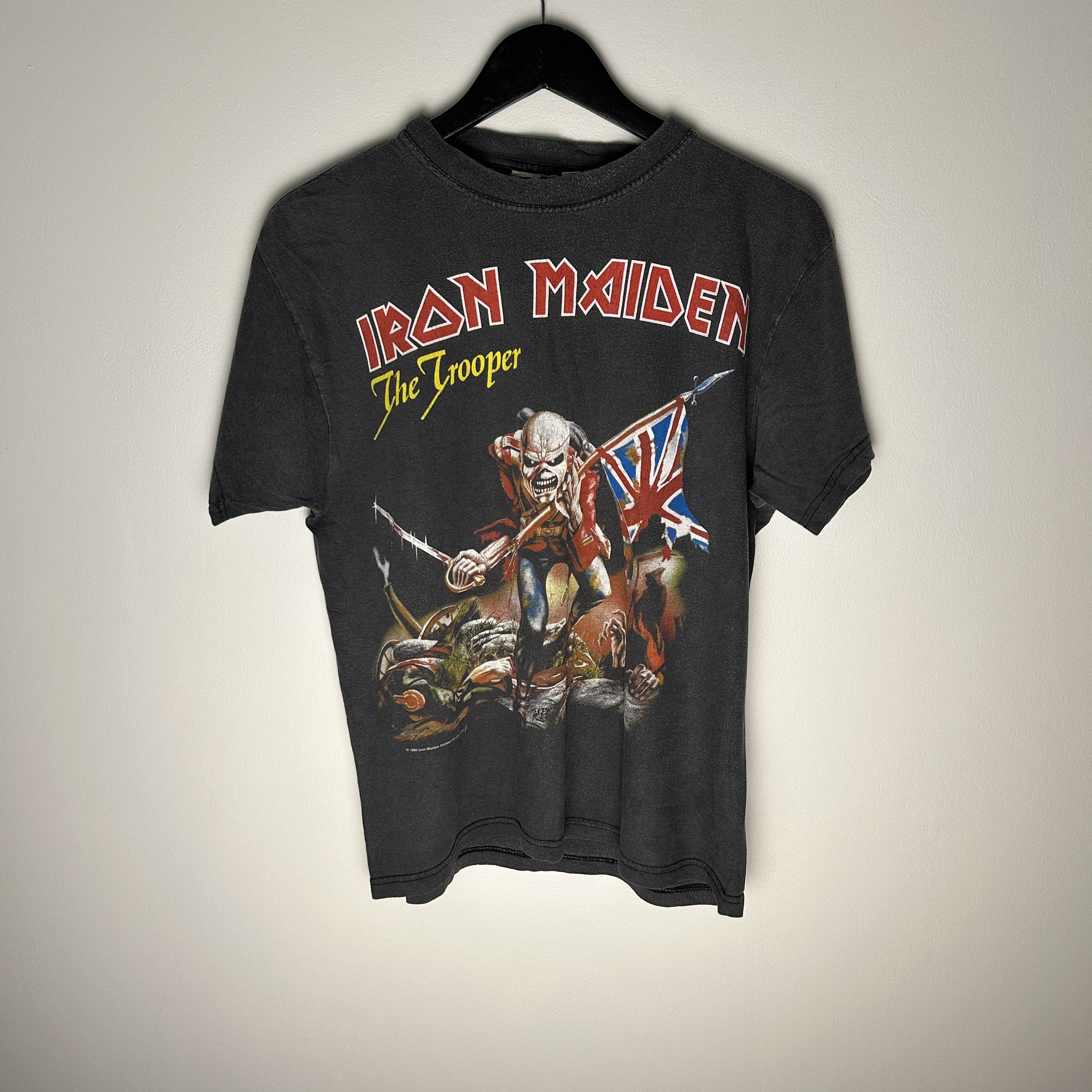 Band Tees Vintage Iron Maiden The Trooper 1998 Band T-shirt Size US M / EU 48-50 / 2 - 1 Thumbnail