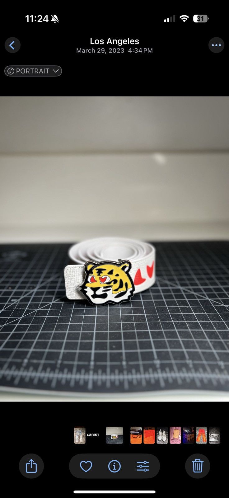 Louis Vuitton × Nigo LV MADE 40 MM REVERSIBLE BELT Size 40 - 2 Thumbnail