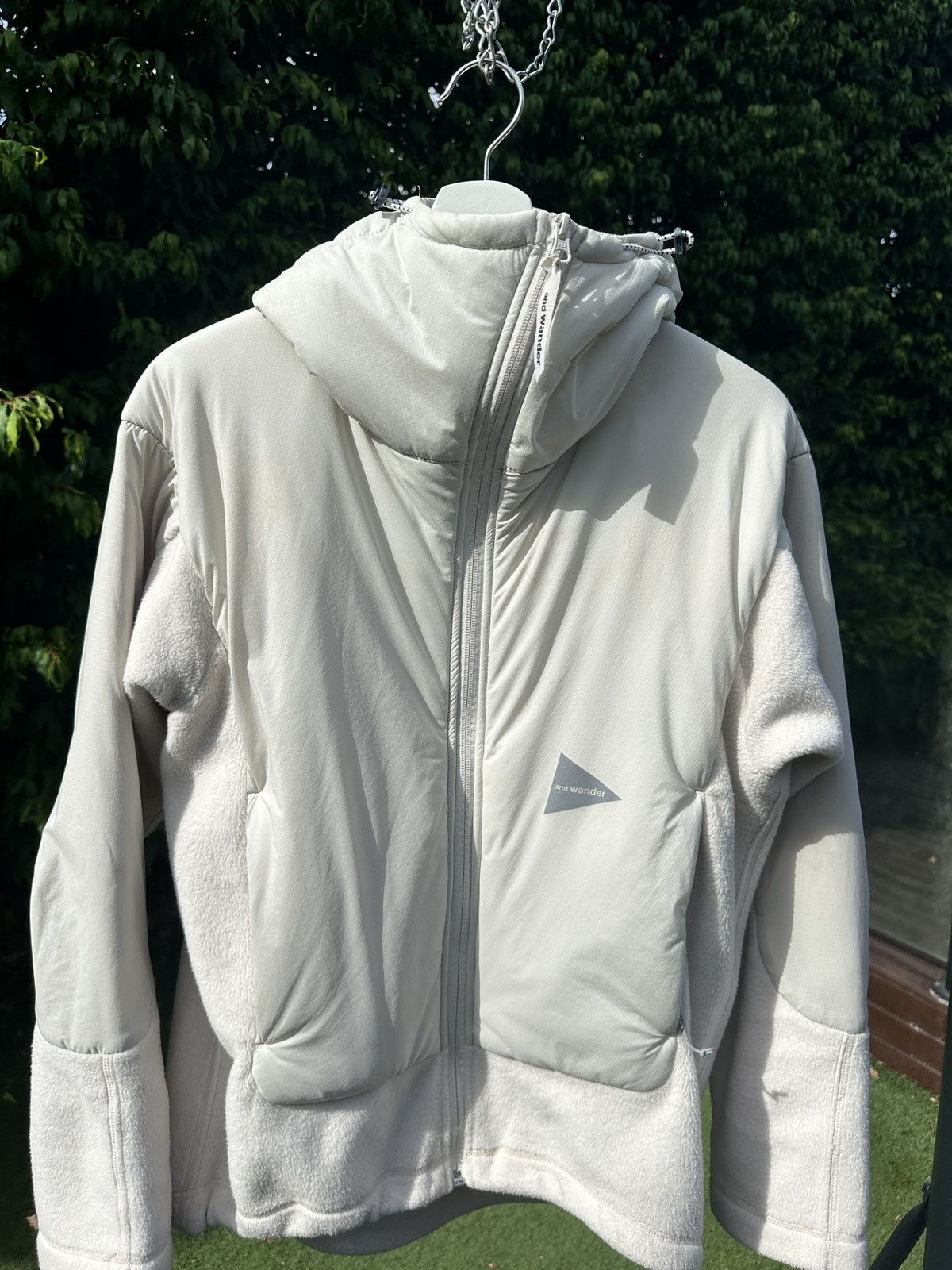 And Wander And Wander Top Fleece Jacket Two Toned Cream Size US M / EU 48-50 / 2 - 1 Thumbnail