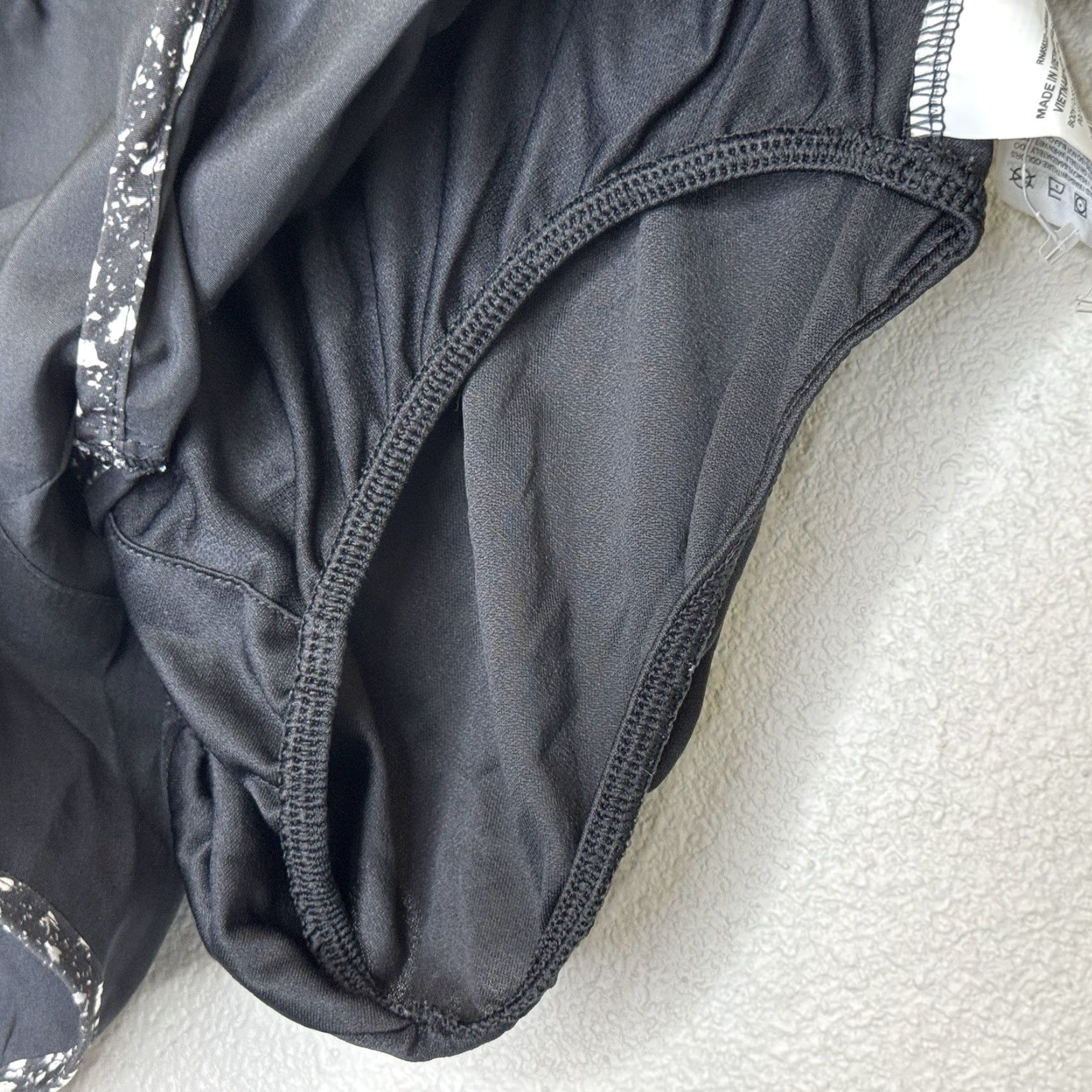 Nike Nike Dri Fit Running Athletic Shorts Womens XS Black Built in Briefs Elastic Drawstring Waist Shorts Size 26" / US 2 / IT 38 - 3 Thumbnail