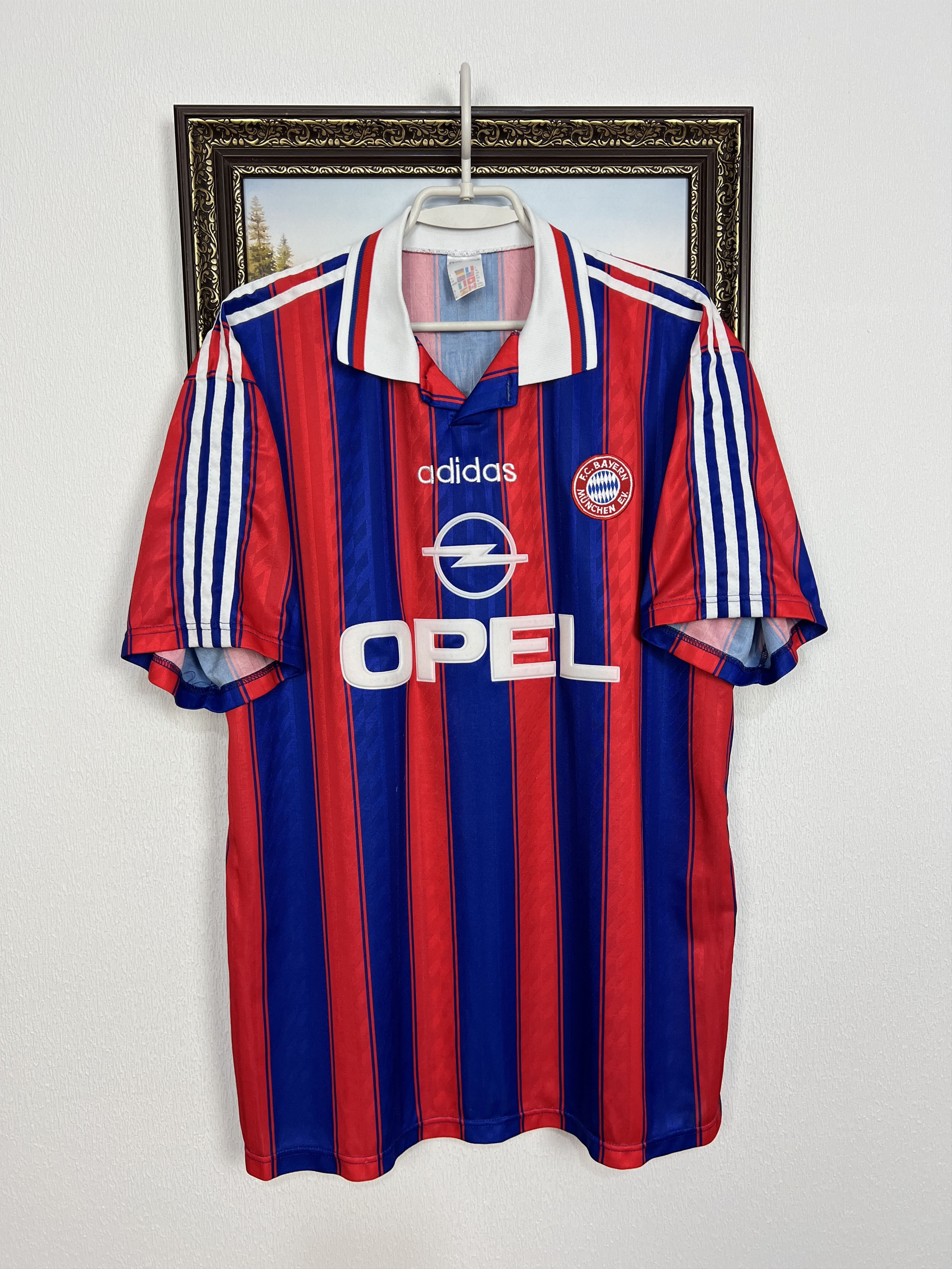 Adidas Bayern Munich football shirt Soccer #5 Helmer Jersey Trikot Size US XL / EU 56 / 4 - 1 Thumbnail
