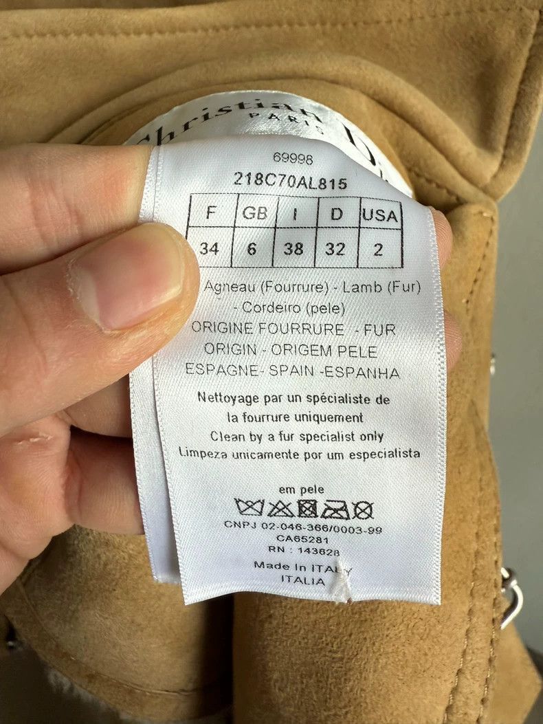 Dior Dior Shearling Wool Jacket with Pockets-2506 Size XS / US 0-2 / IT 36-38 - 3 Thumbnail