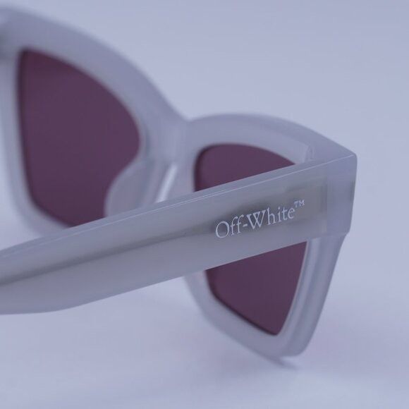 Off-White Off-White OERI110 CINCINNATI 0964 Sunglasses Grey Cat Eye Size ONE SIZE - 6 Thumbnail