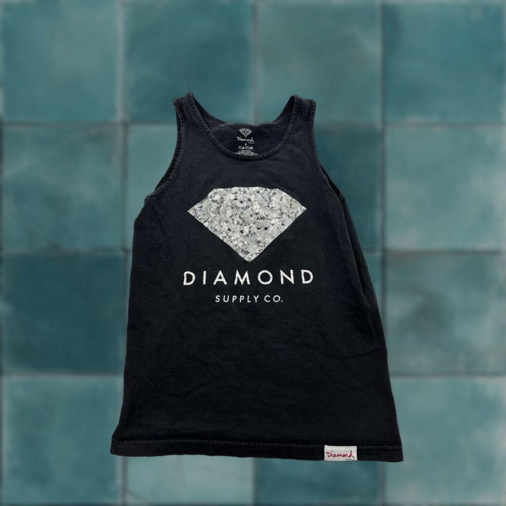 Diamond Supply Co. VINTAGE Diamond Supply Co. Shirt Mens S Black Tank Top Sleeveless Cotton Logo Graphic Skateboarding City 2000s Boys? Wait: Mens. Size US S / EU 44-46 / 1 - 1 Thumbnail