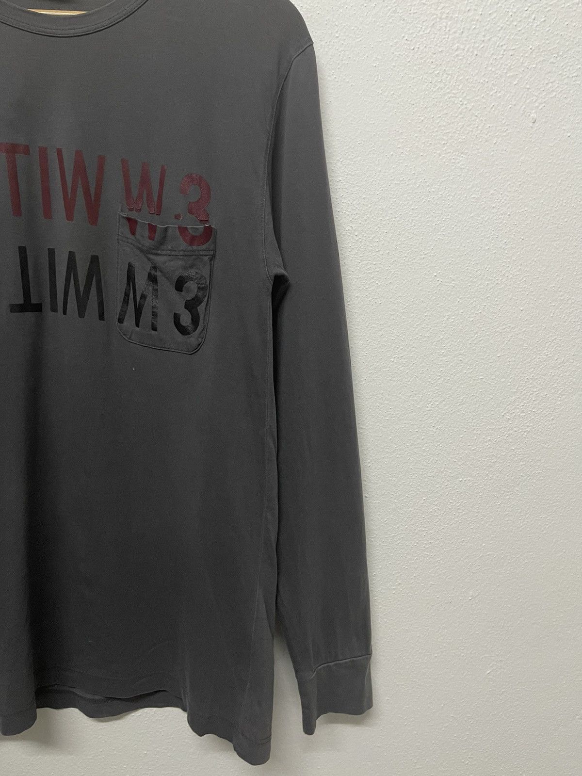 Japanese Brand × PPFM × Seditionaries 1990s PPFM ANTIW W3 SINGLE POCKET LONG SLEEVE SHIRT Size US S / EU 44-46 / 1 - 3 Thumbnail