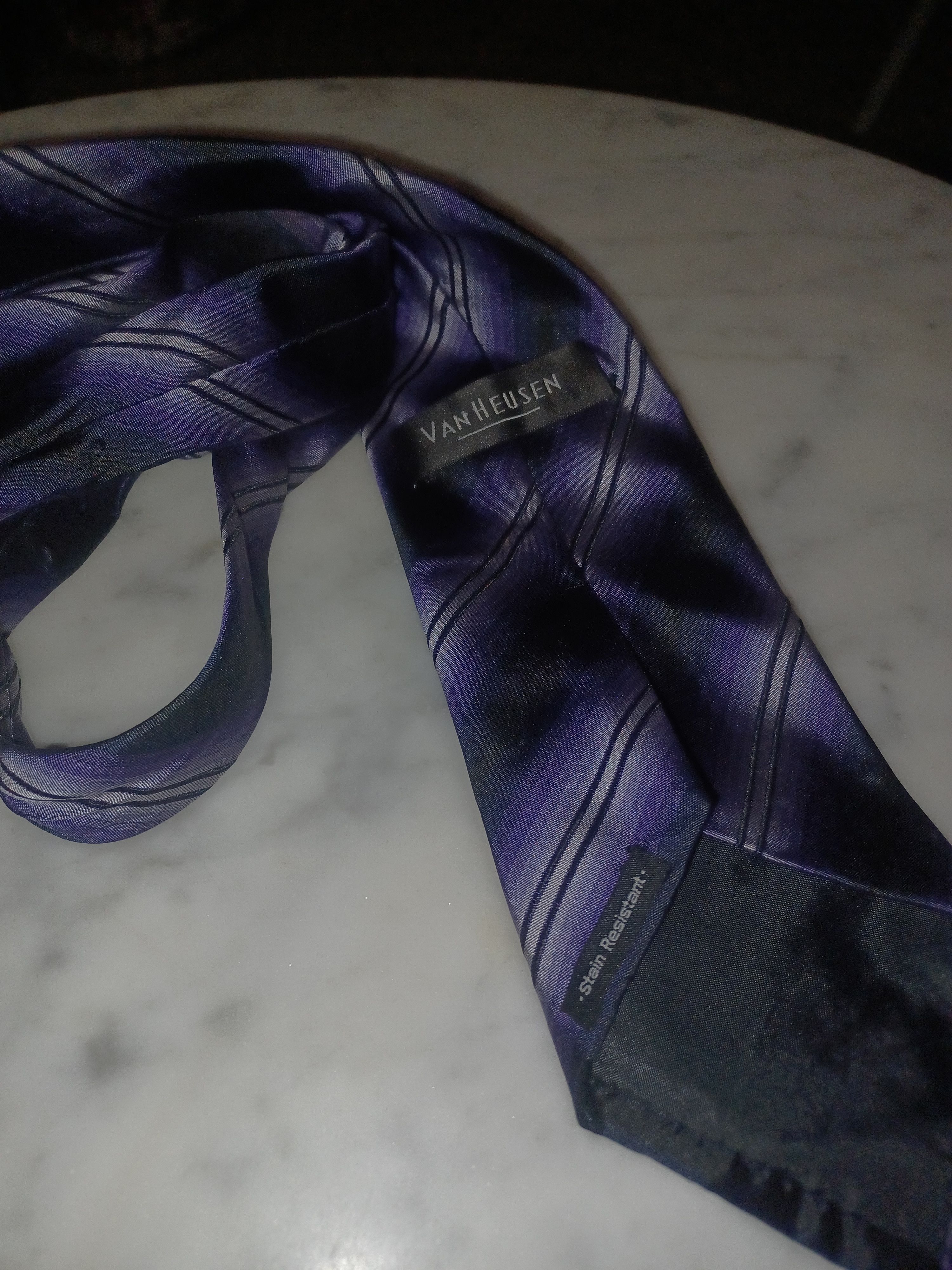 Van Heusen Van Heusen 100% Silk Men's Tie Size ONE SIZE - 2 Thumbnail
