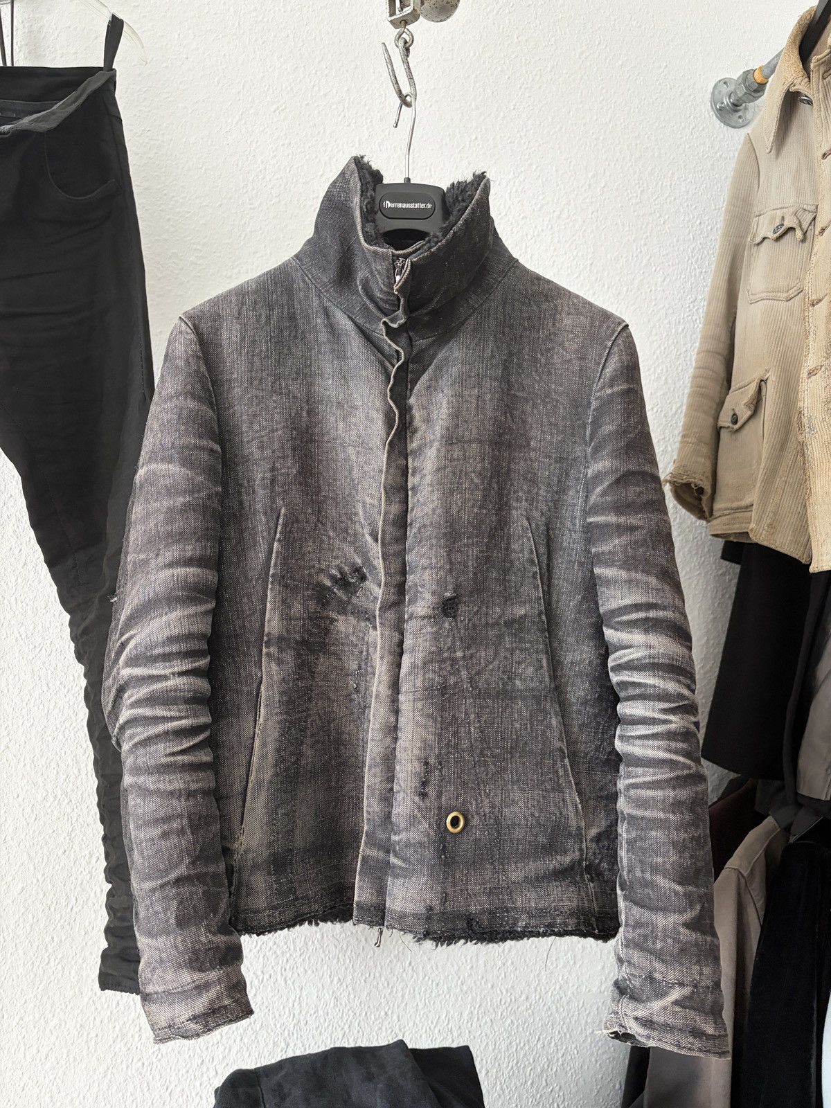 Label Under Construction Rare Military Tent Alpaca Wool Jacket Size US M / EU 48-50 / 2 - 2 Thumbnail