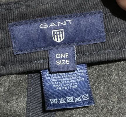 Gant Gant Grey Wool Blend Baseball Cap Hat One Size Adjustable Size ONE SIZE - 8 Thumbnail