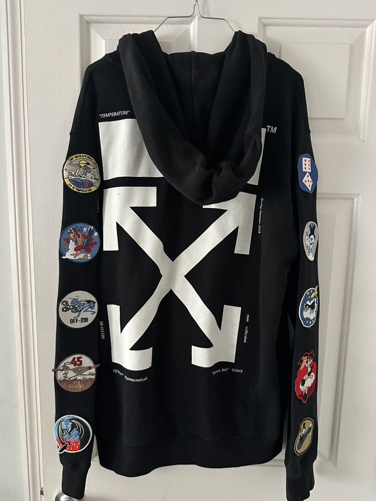 Off-White Off-White Patches Hoodie - Virgil Abloh Size US M / EU 48-50 / 2 - 2 Thumbnail