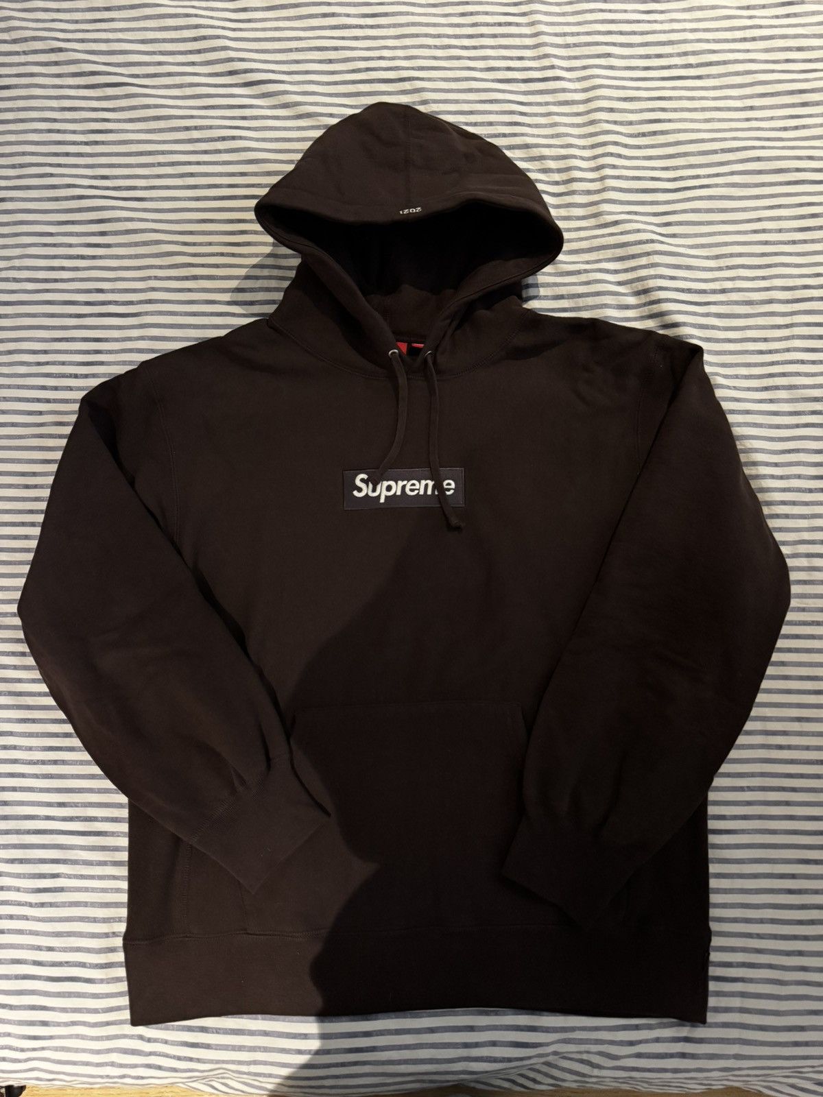 Supreme Supreme Brown Box Logo Hooded Sweatshirt Pullover Large FW21 Size US L / EU 52-54 / 3 - 3 Thumbnail