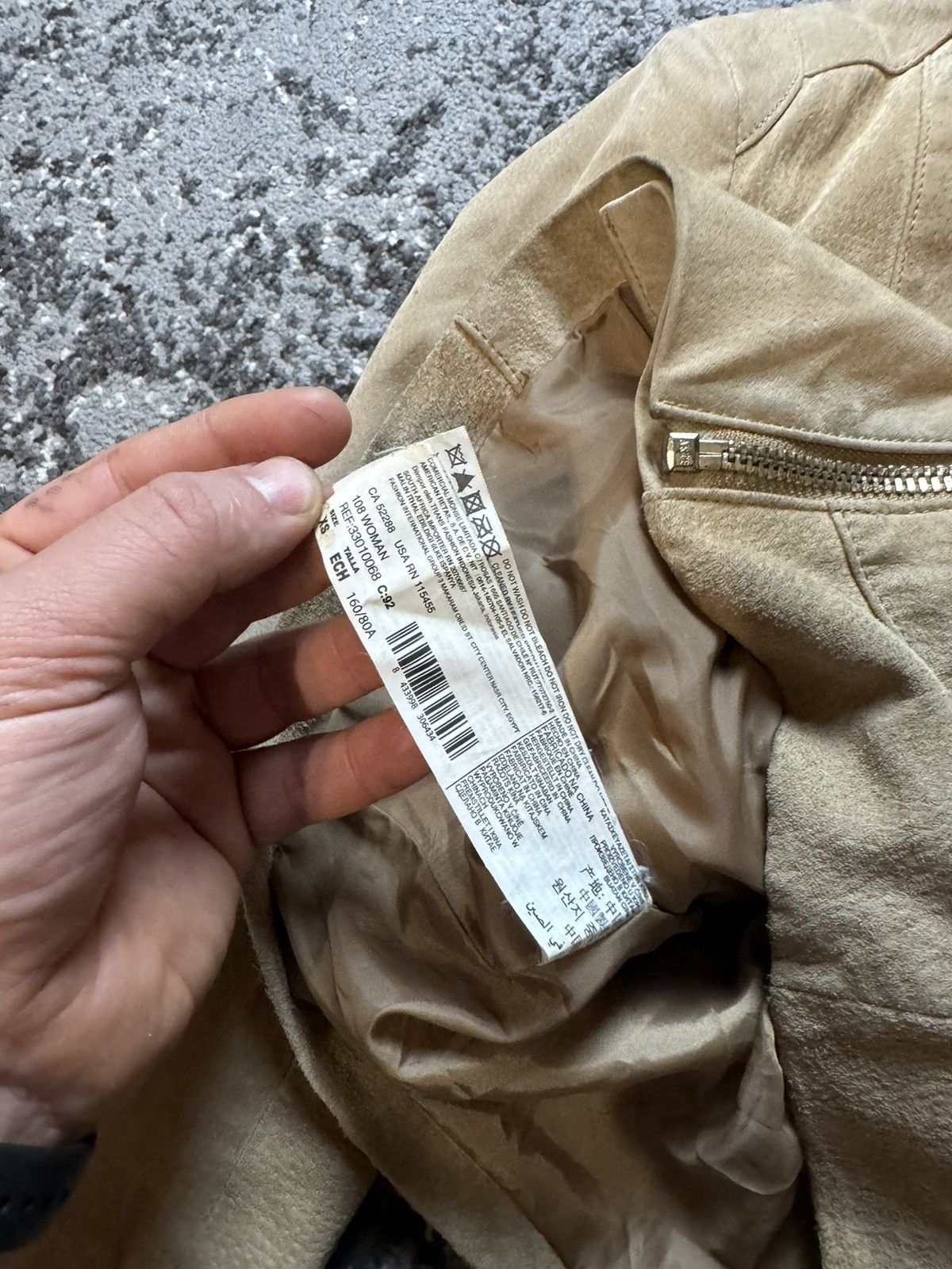 Japanese Brand × Vintage Vintage Y2K Suede Opium Asymmetrical Motorcycle Owens Style Size US S / EU 44-46 / 1 - 8 Thumbnail