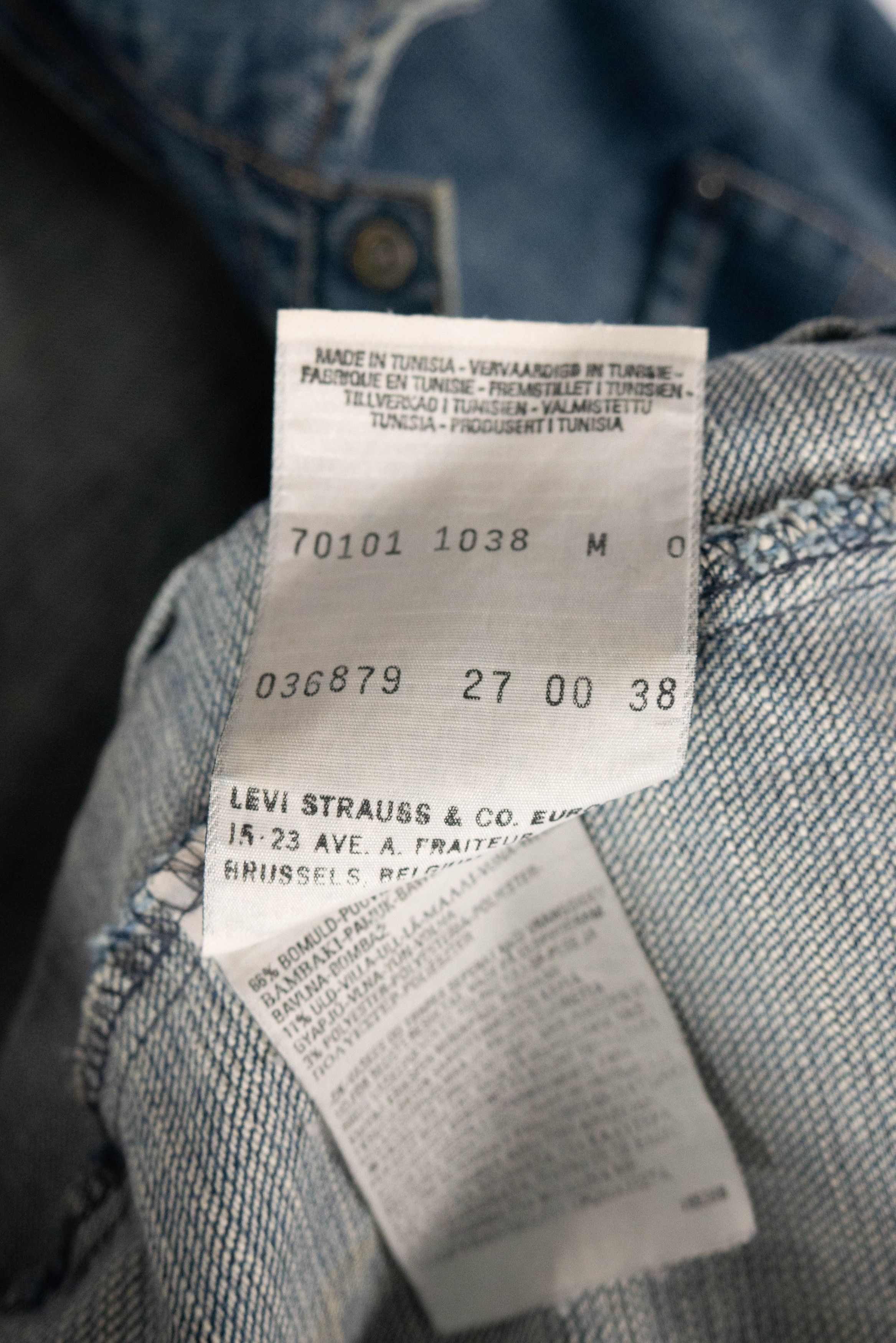 Levi's × Vintage Vintage Levis Avangarde Light Jeans Jacket Size M / US 6-8 / IT 42-44 - 11 Thumbnail