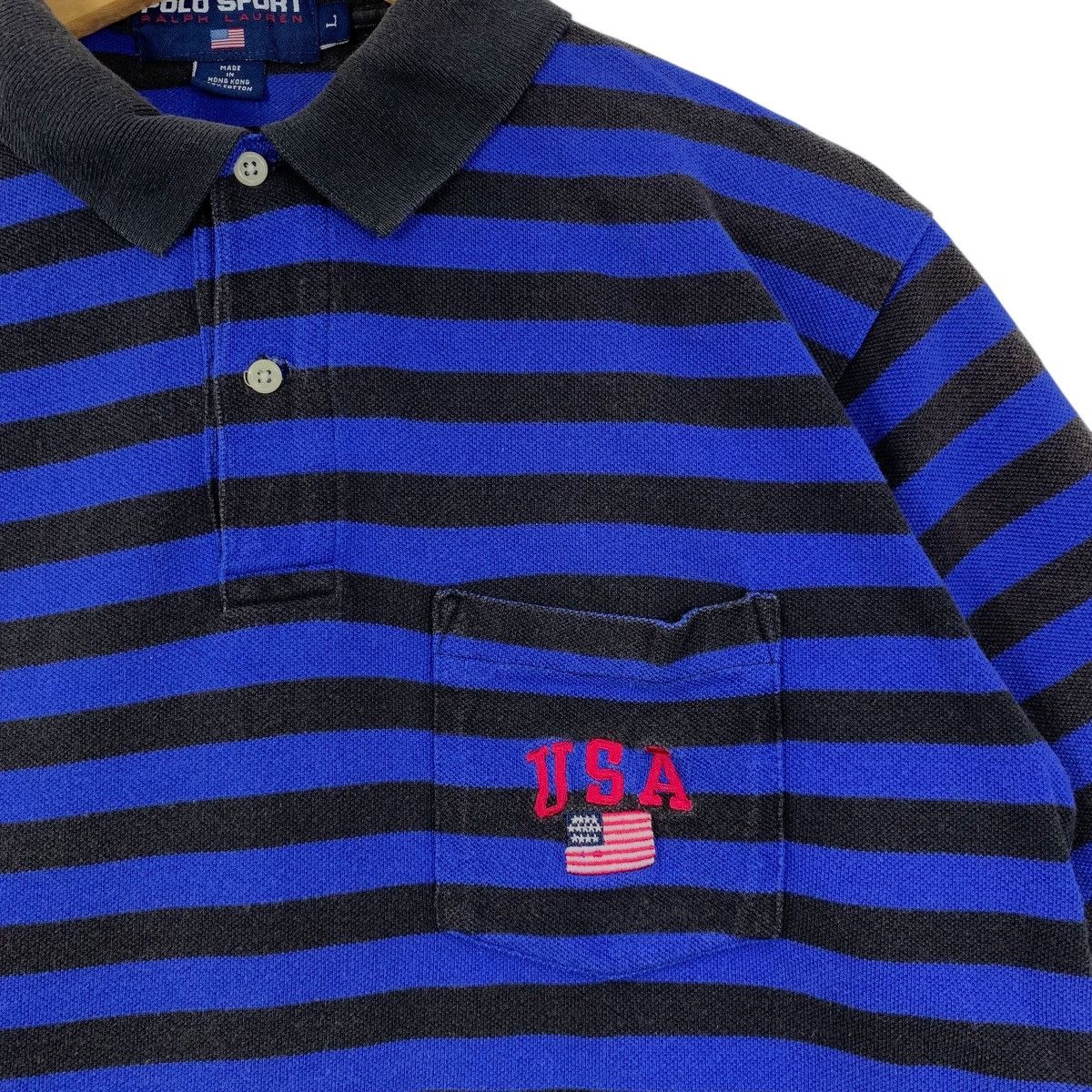 Polo Ralph Lauren × Vintage Vintage Polo Sport RALPH LAUREN Usa Casual Polos T-Shirt Size US L / EU 52-54 / 3 - 3 Thumbnail