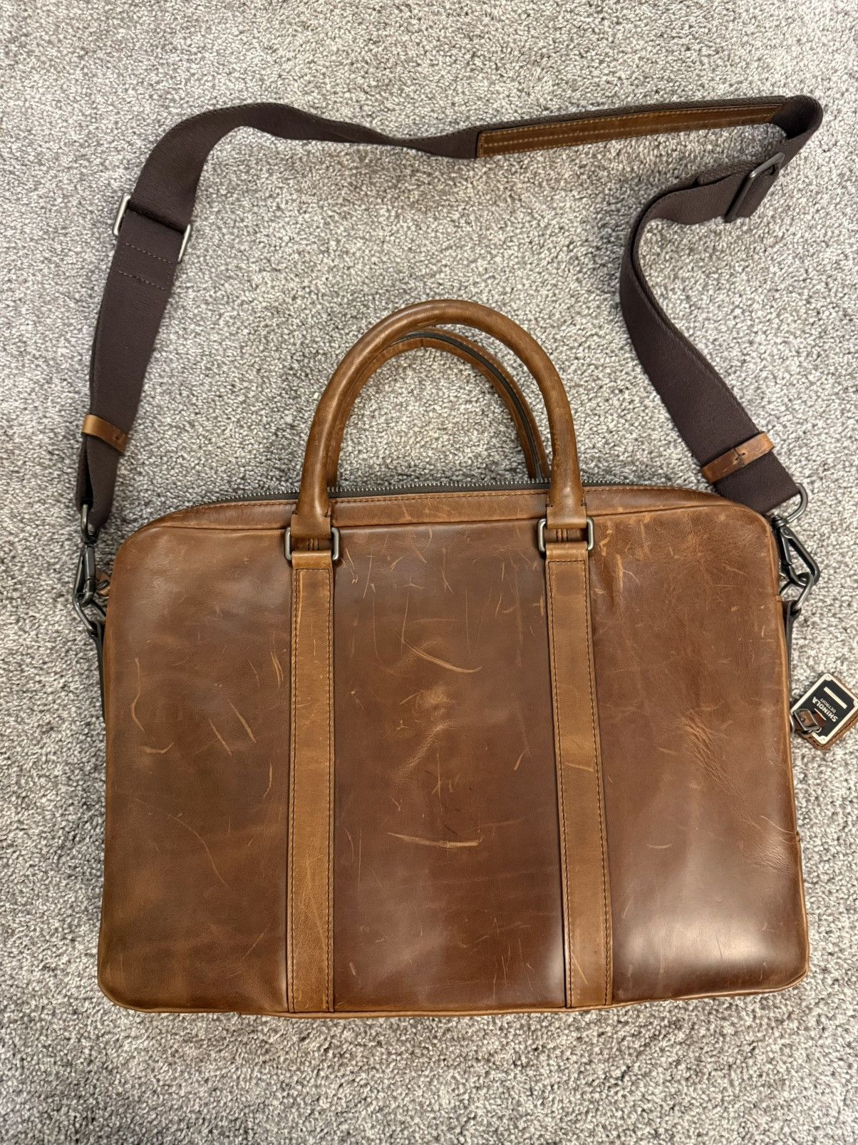 Shinola Mens Leather Laptop Case Size ONE SIZE - 4 Thumbnail