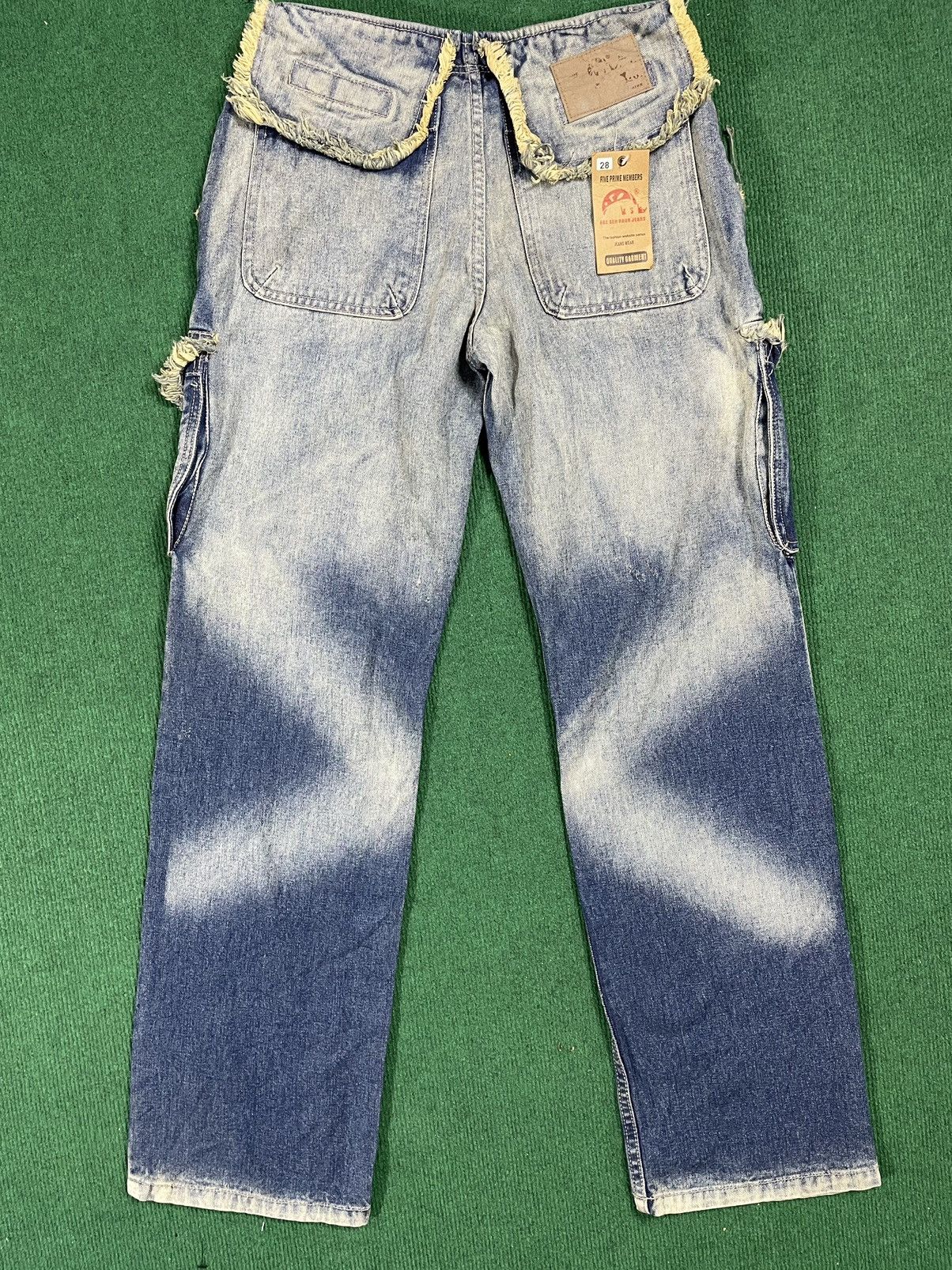 If Six Was Nine Distressed Look Japanese Jeans Multipocket Size US 30 / EU 46 - 5 Thumbnail