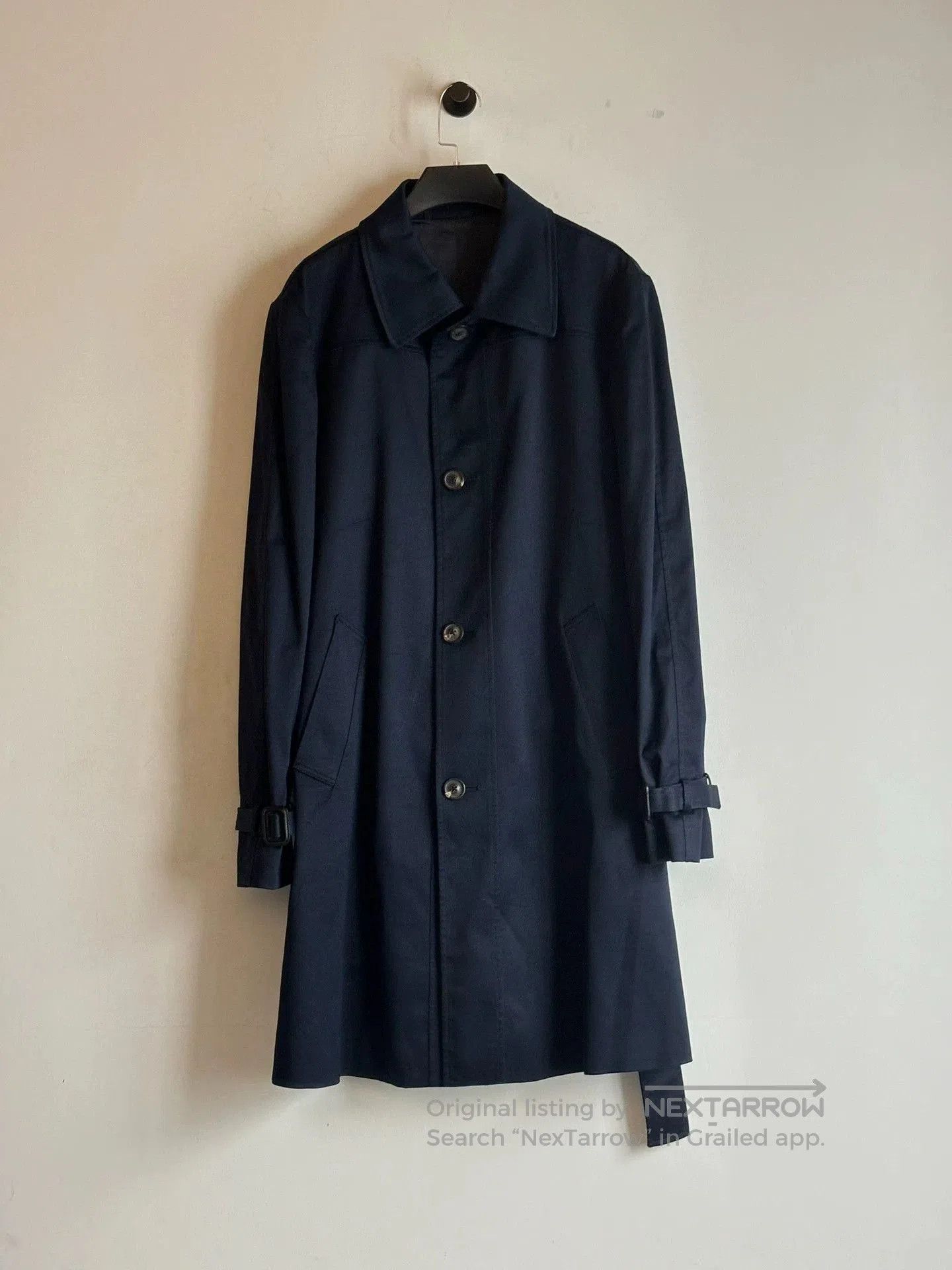 Maison Margiela Black Long Button. Size US M / EU 48-50 / 2 - 1 Thumbnail