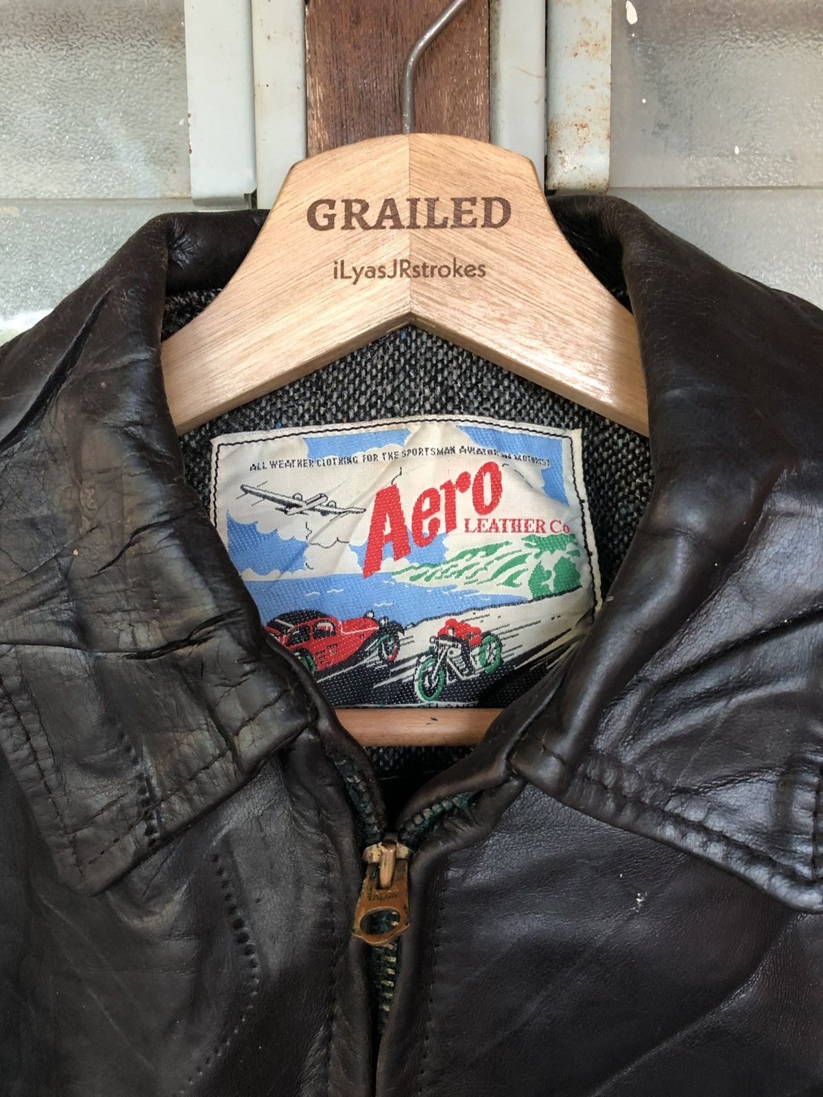 Aero Leathers Vintage Aero Leathers Genuine Horsehide Motorcycle Jacket Size US M / EU 48-50 / 2 - 4 Thumbnail