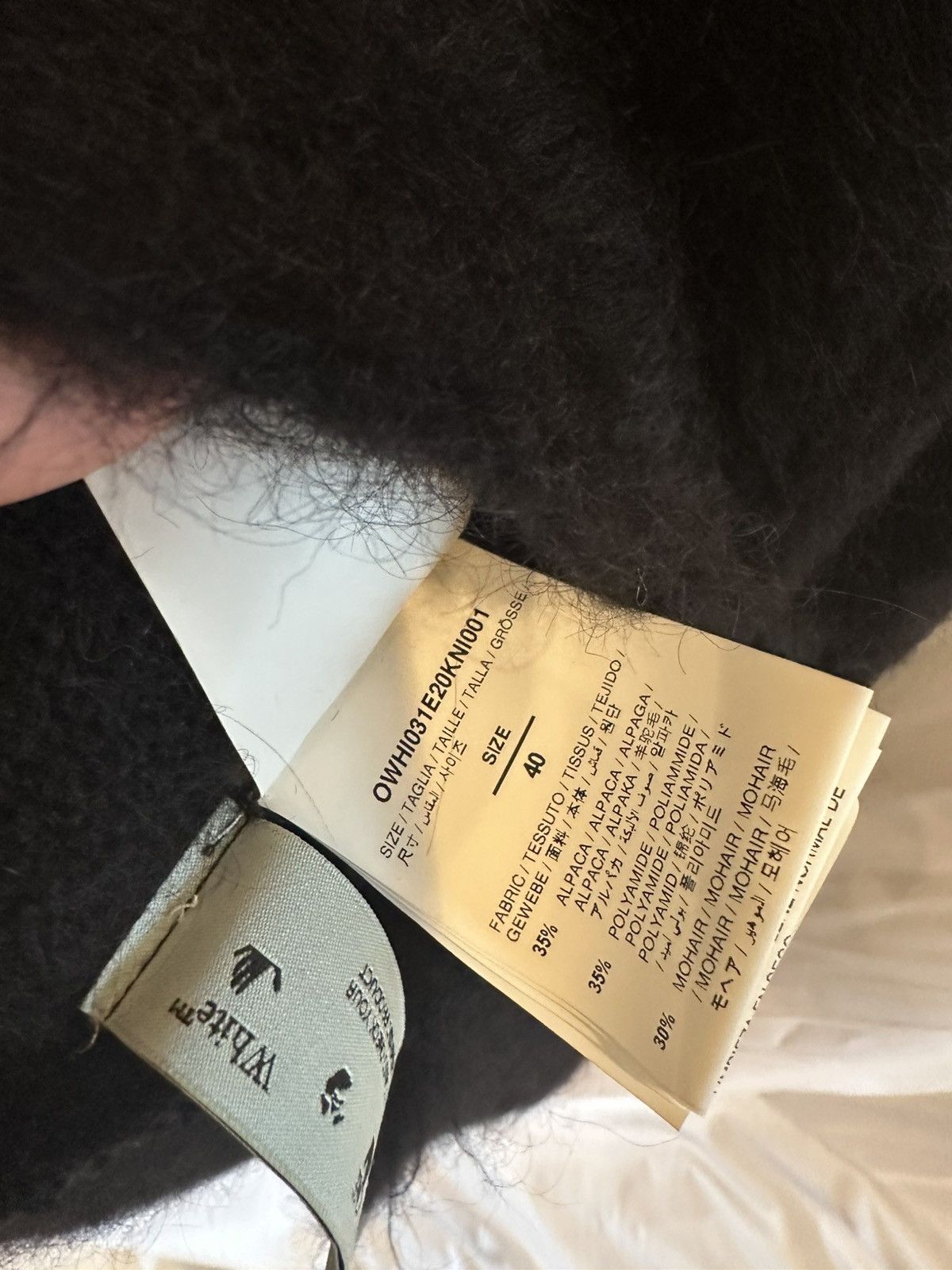 Off-White Off white black sweater Size US L / EU 52-54 / 3 - 9 Thumbnail