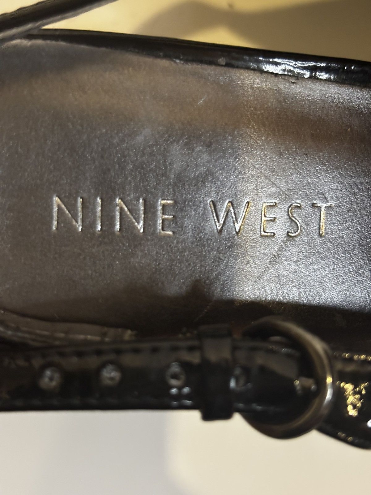 Nine West Black slingback Sandals.wf8216 Size US 6.5 / IT 36.5 - 9 Thumbnail
