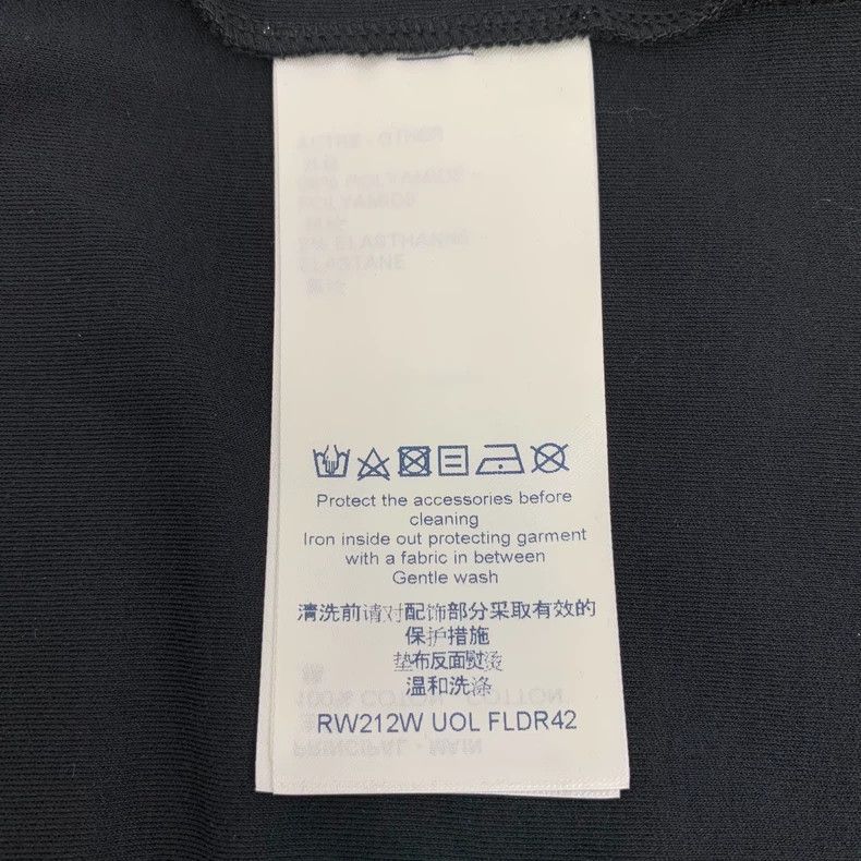 Louis Vuitton Louis Vuitton Black logo monogrammed cotton crewneck dress Size S / US 4 / IT 40 - 7 Thumbnail