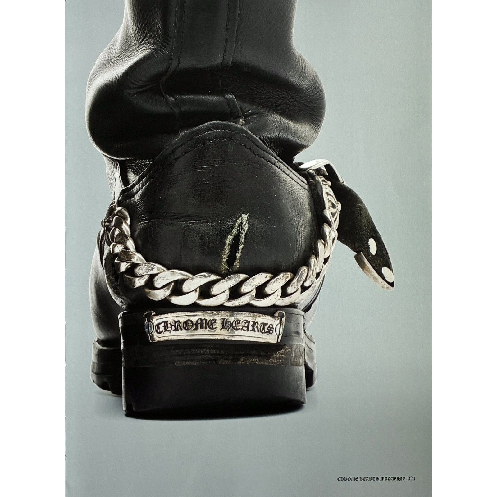 Chrome Hearts × Japanese Brand × Vintage Chrome Hearts Black Boot photo Framed poster 9x11 Size ONE SIZE - 2 Thumbnail