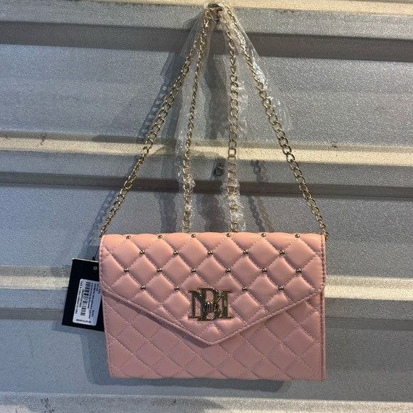 Badgley Mischka NWT BADGLEY MISCHKA BLUSH CROSSBODY DIAMOND QUILT Size ONE SIZE - 1 Thumbnail
