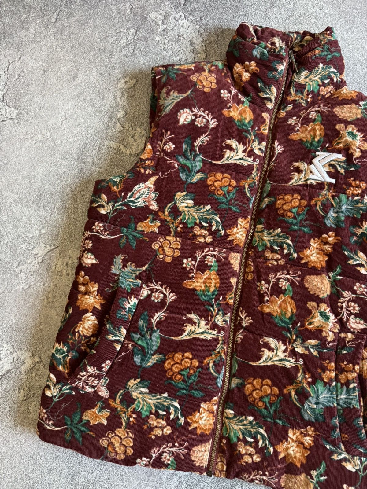 Karl Kani Karl Kani S flowers print velour velvet vest jacket corduroy Size US S / EU 44-46 / 1 - 7 Thumbnail
