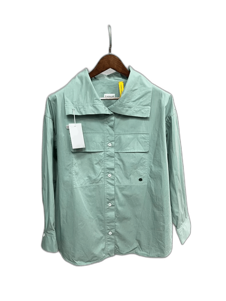 Moncler Moncler Windproof Fabric Shirt Jacket Size L / US 10 / IT 46 - 1 Thumbnail
