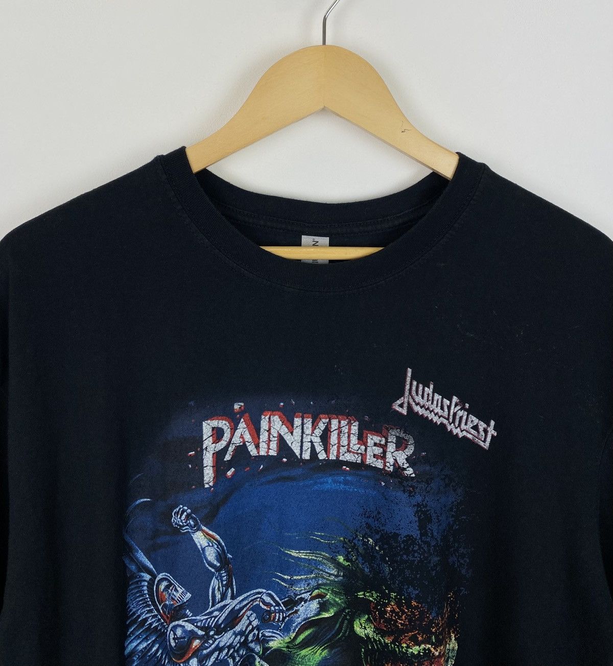 Band Tees Gildan Judas Priest Pain Killer Band T-Shirt Size XXL Black Size US XXL / EU 58 / 5 - 2 Thumbnail